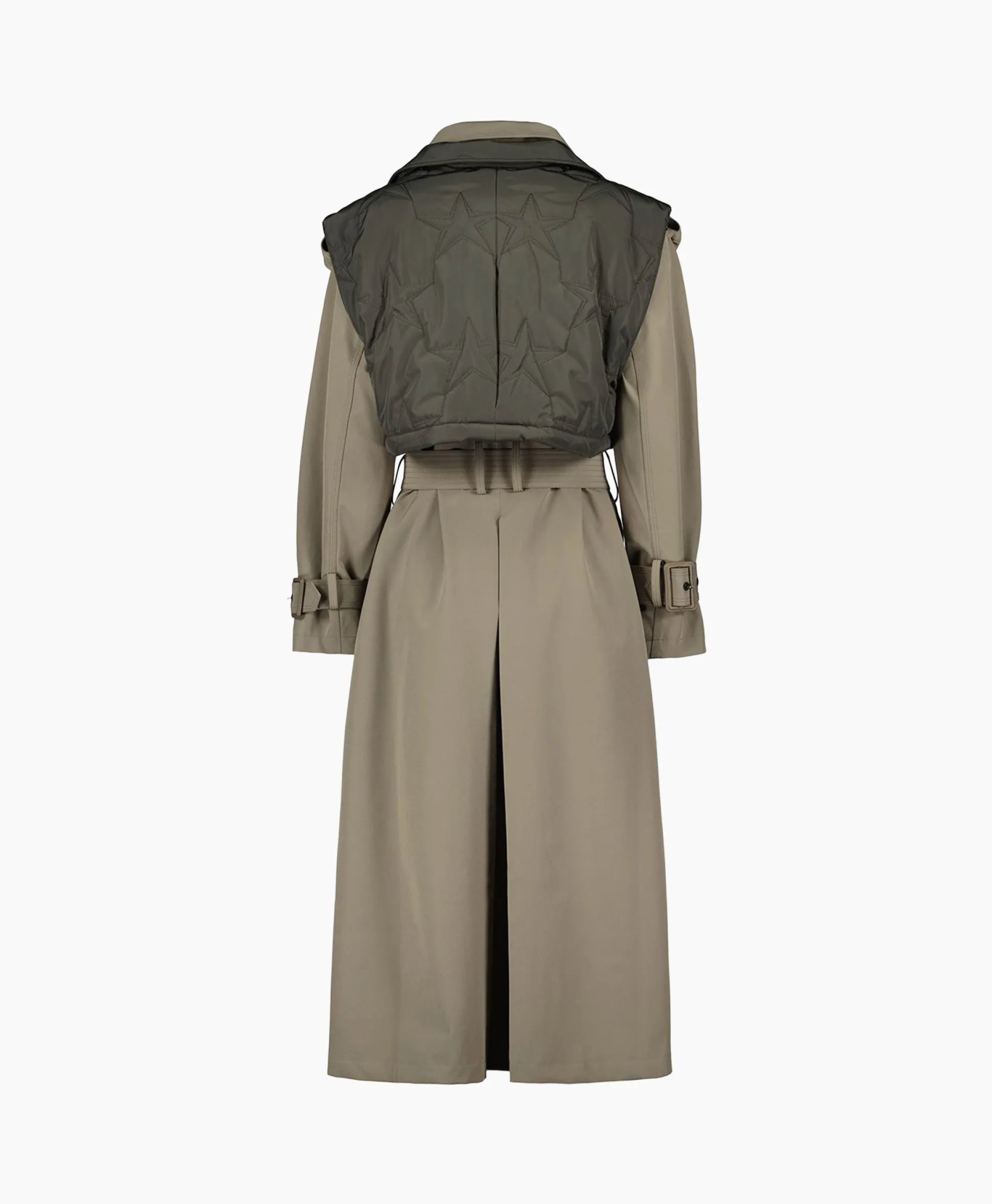 Shop Trenchcoat Body Warmer Trench Khaki Dames Jassen