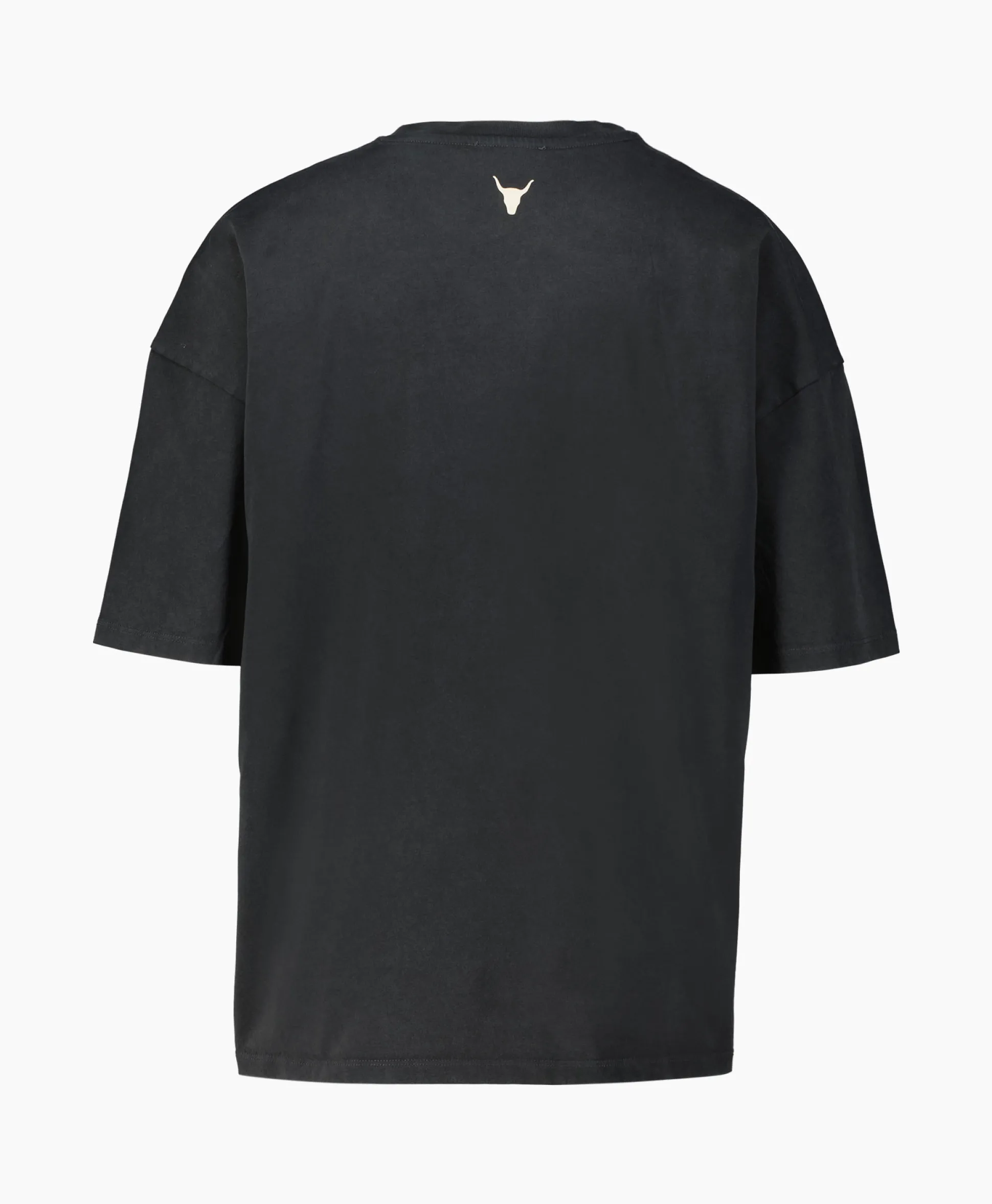 New T-Shirt Korte Mouw Knitted Bull Zwart Dames T-Shirts & Tops
