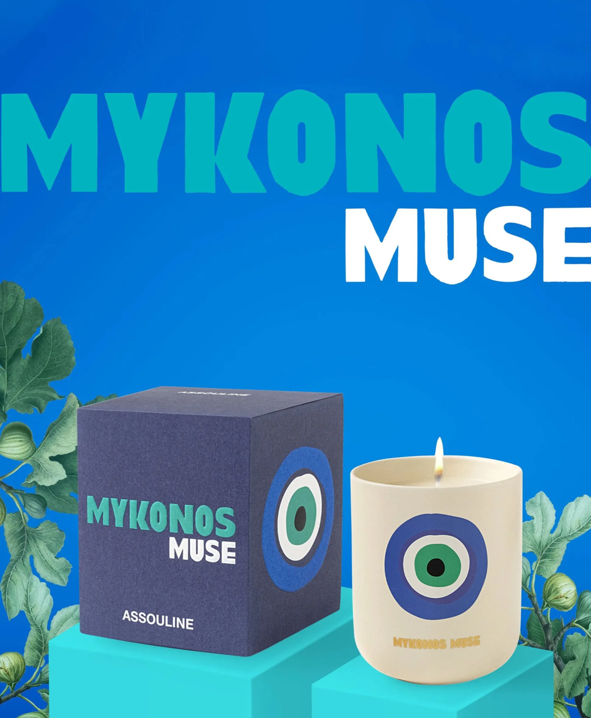 New Kaars Mykonos Muse - Travelfrom Home Candle Diversen Lifestyle Lifestyle