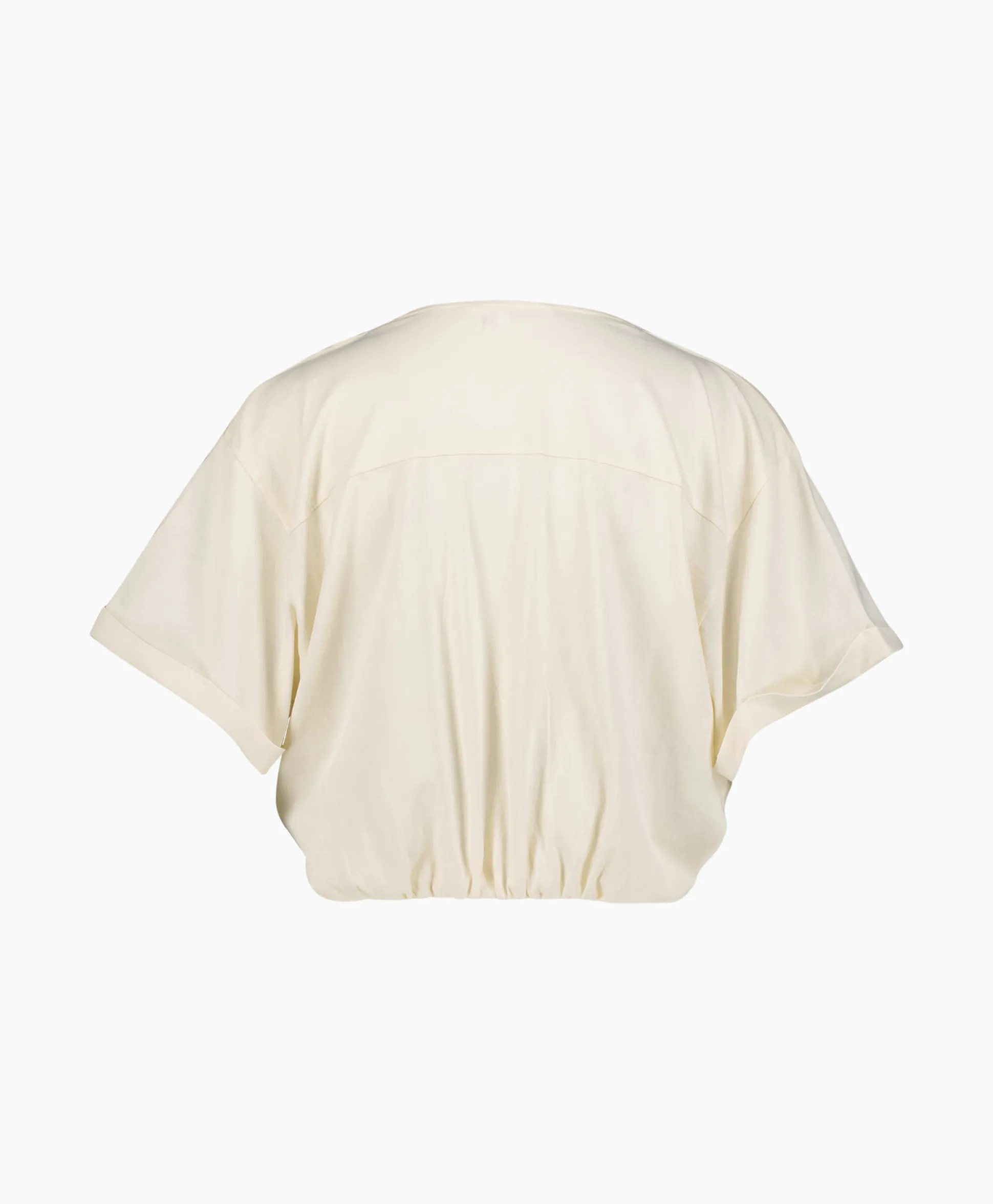 Store Ba&Sh T-Shirt Korte Mouw Denali Ecru Dames T-Shirts & Tops