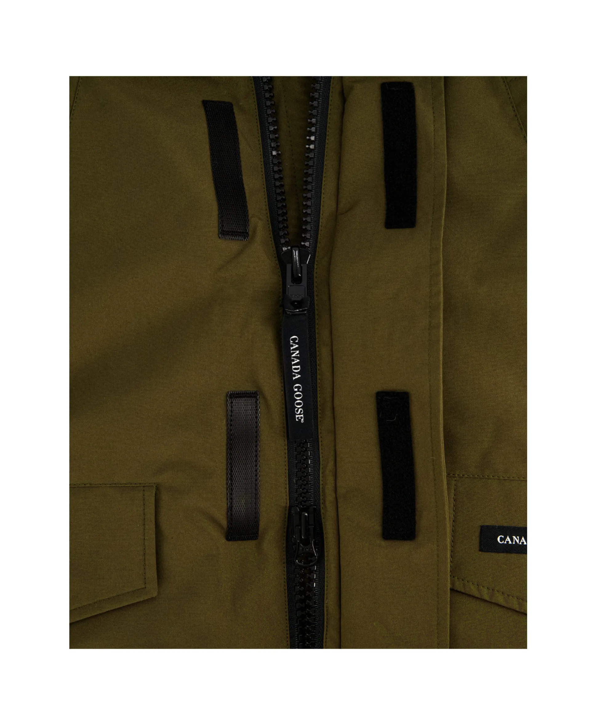Hot Gewatteerde Jas Langford Parka Donker Groen Heren Jassen