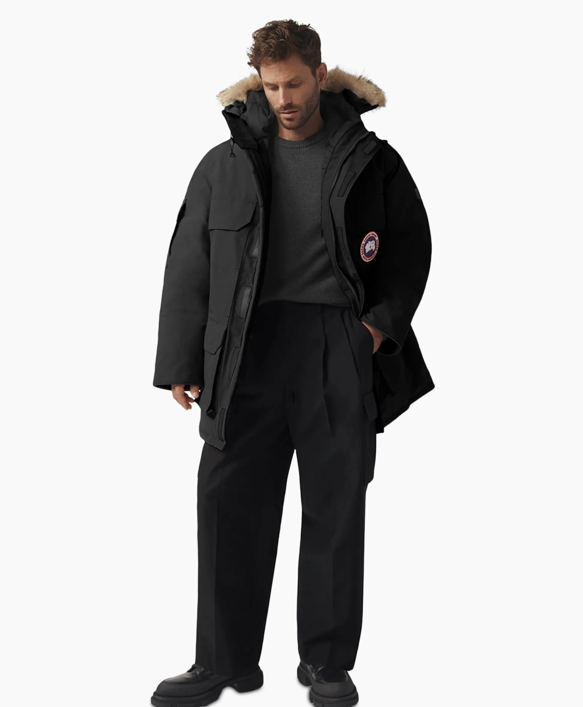Online Parka Expedition Zwart Heren Jassen