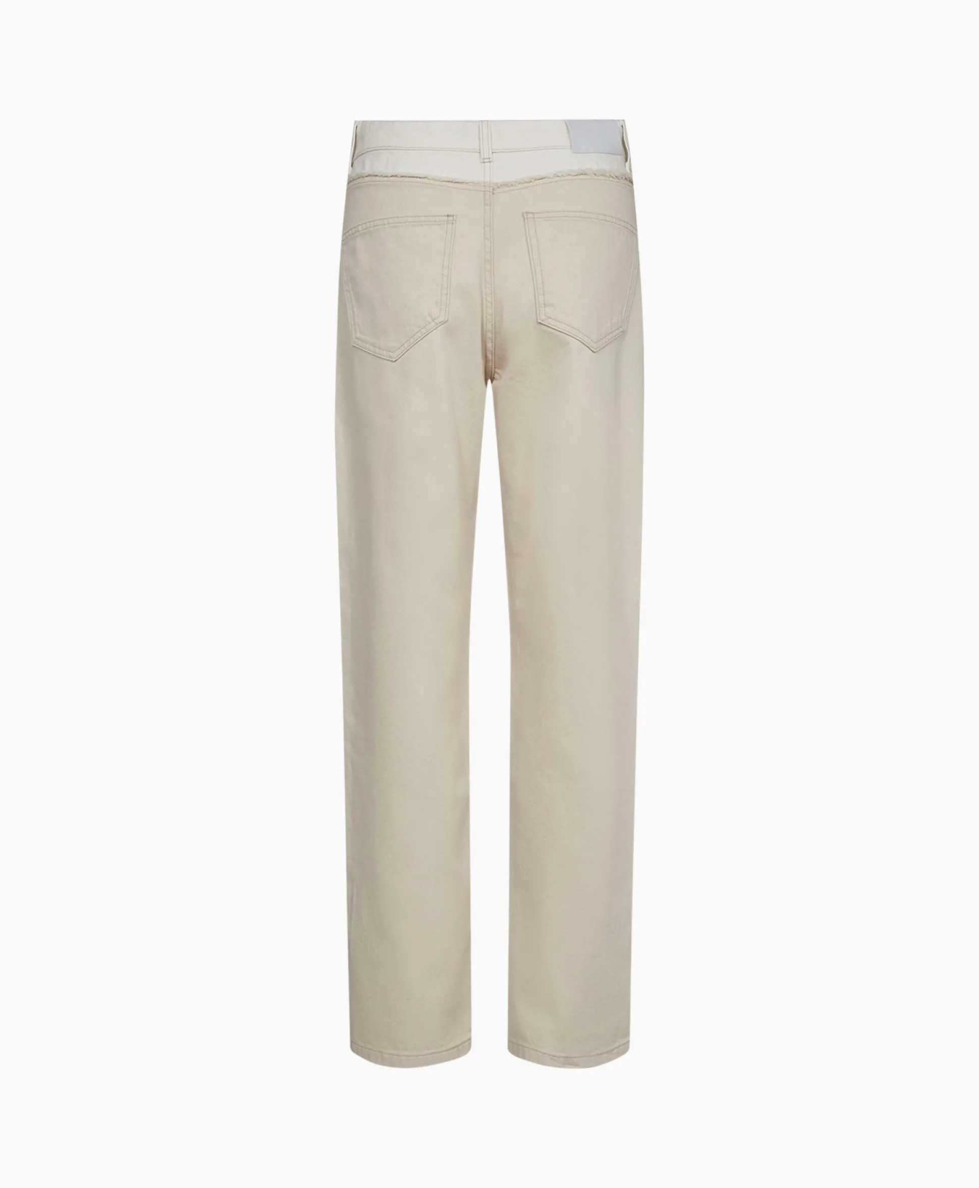 Outlet Co'Couture Jeans Flash Long Blockoff White Dames Broeken