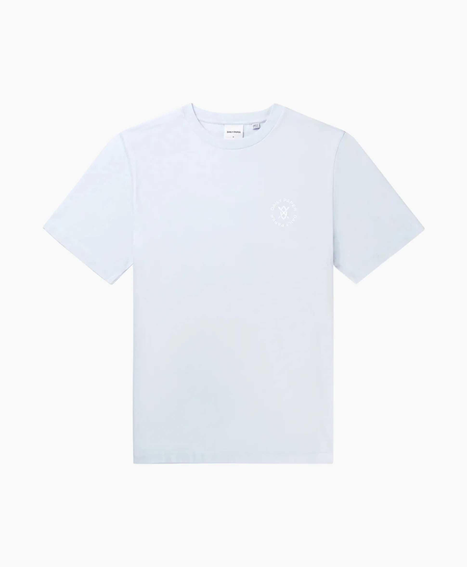 Best T-Shirt Korte Mouw Circle Licht Blauw Heren T-Shirts