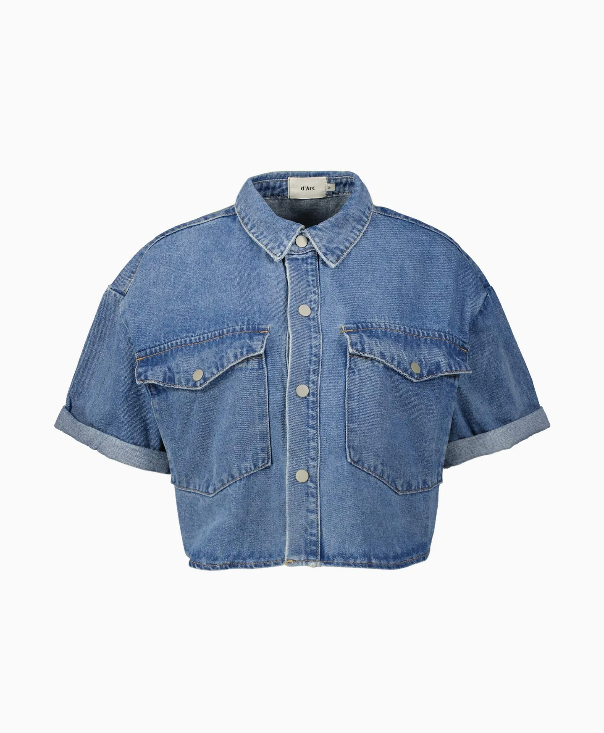 Hot D'Arc Blouse Bovino Blauw Dames Blouses