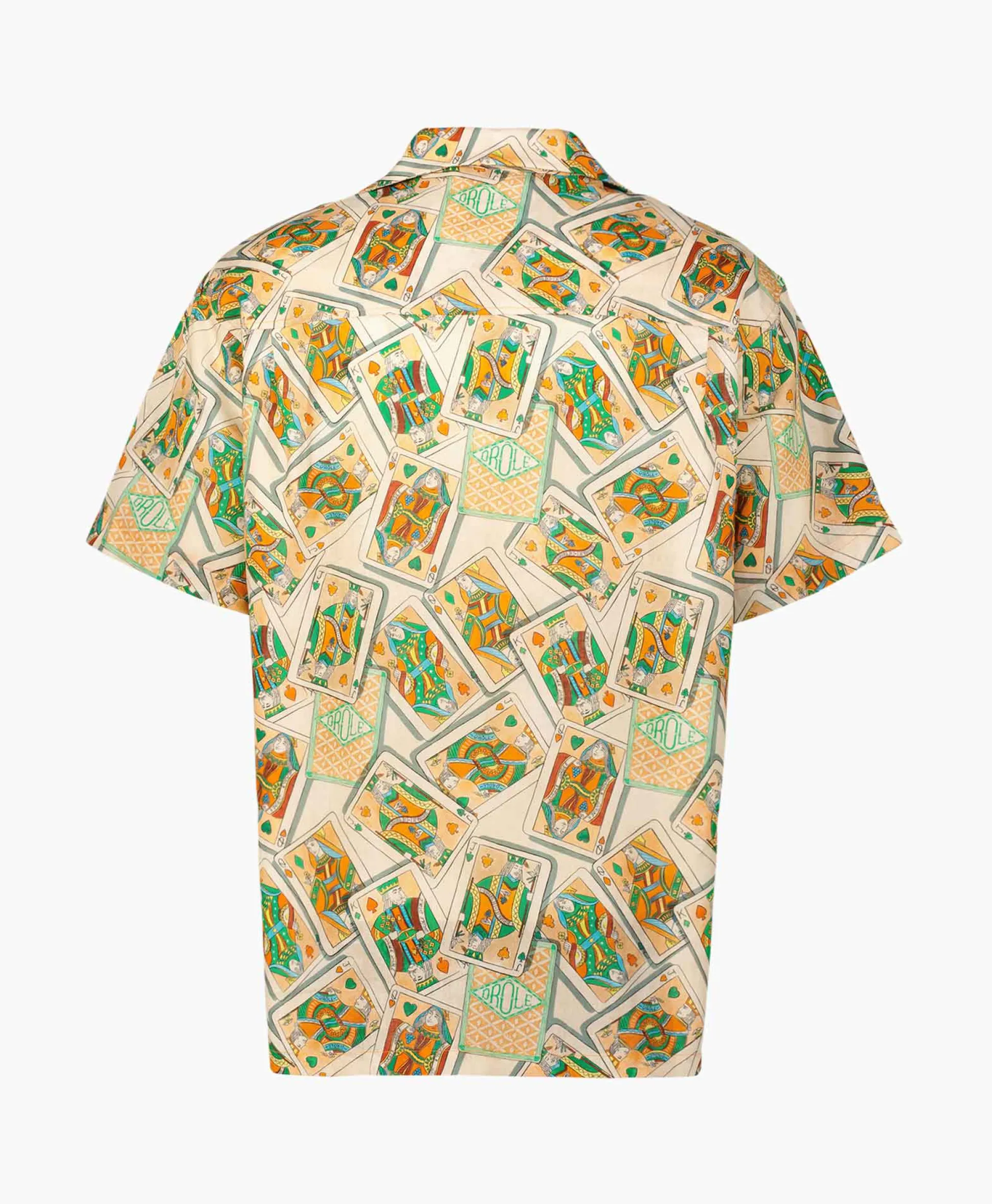 Shop Overhemd La Chemise Jeu De Cartes Peach Heren Overhemden