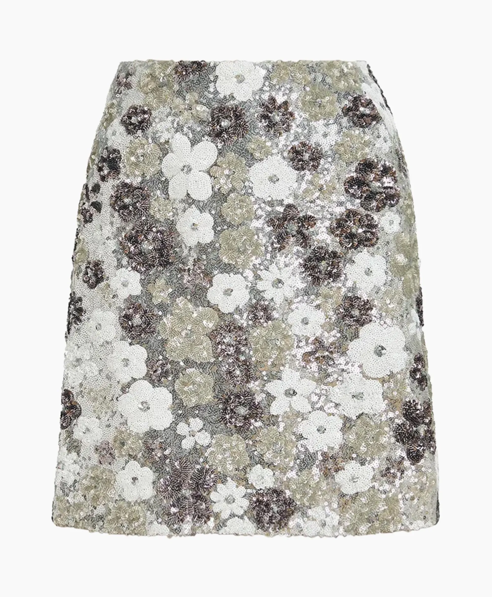 Cheap Rok Fishbone Zilver Dames Rokken