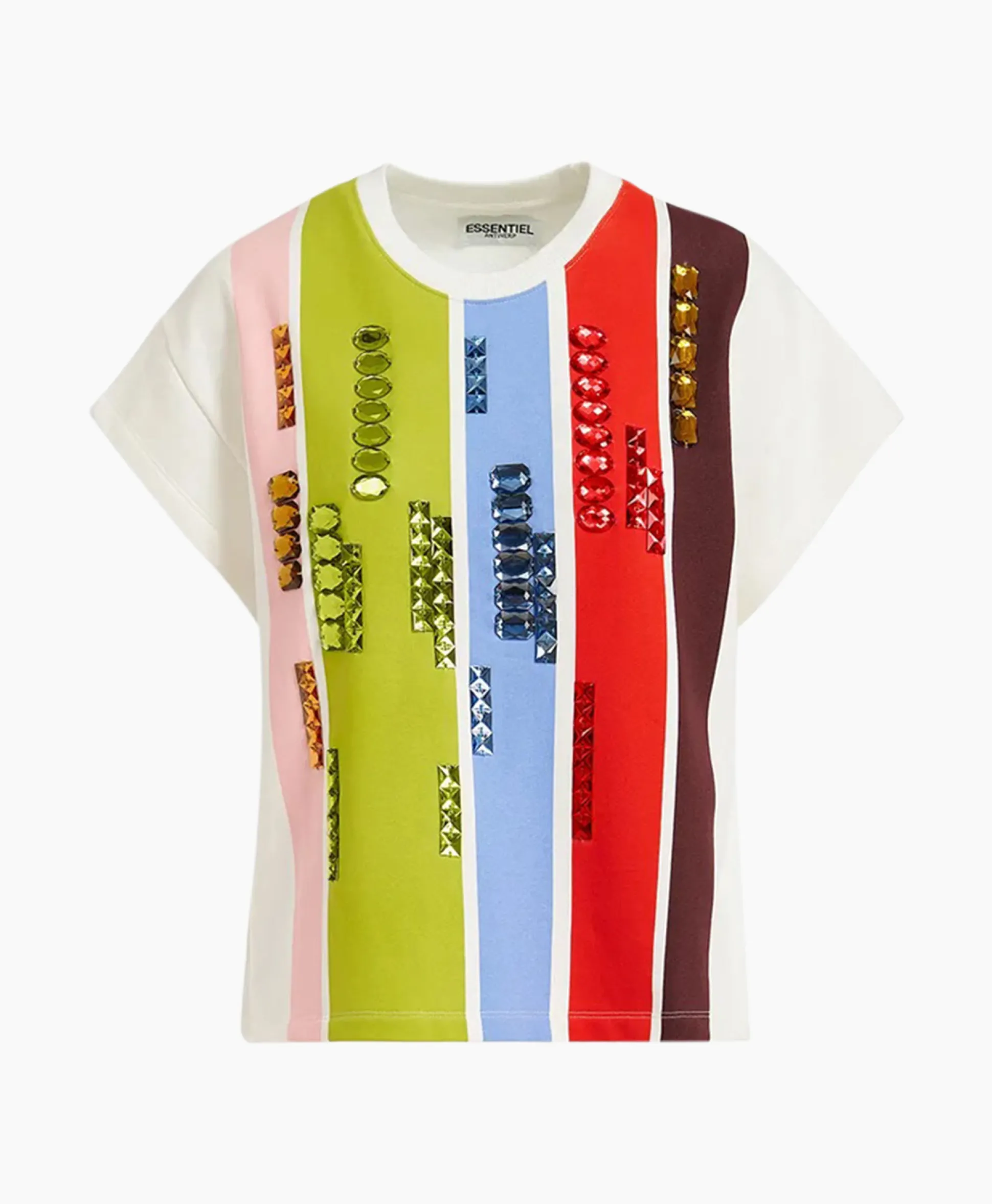 Fashion T-Shirt Korte Mouw Foam Off White Dames T-Shirts & Tops