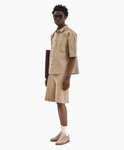 Shop Flaneur Korte Broek Cargo Beige Heren Broeken