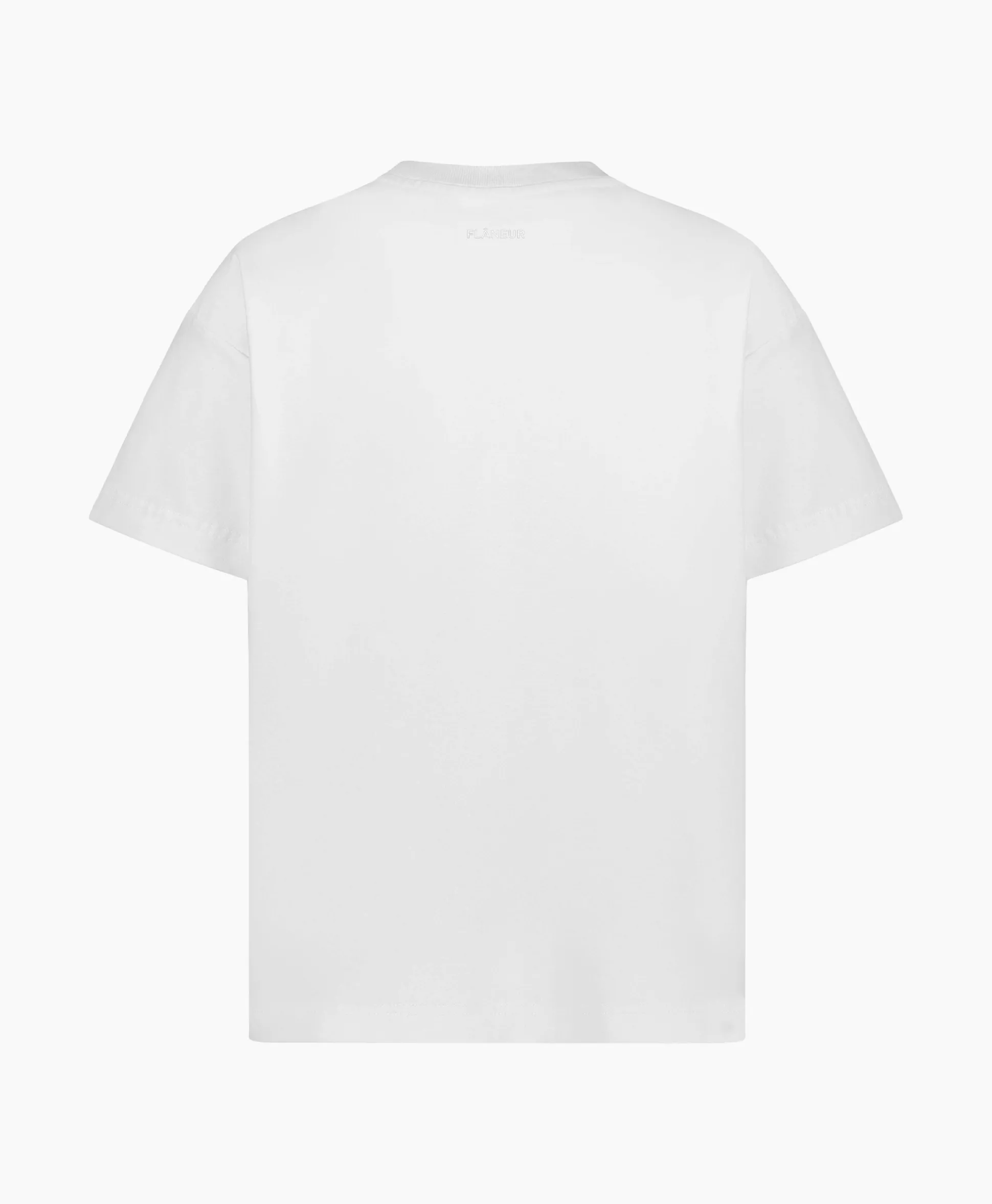 Store Flaneur T-Shirt Korte Mouw Scribble Wit Heren T-Shirts