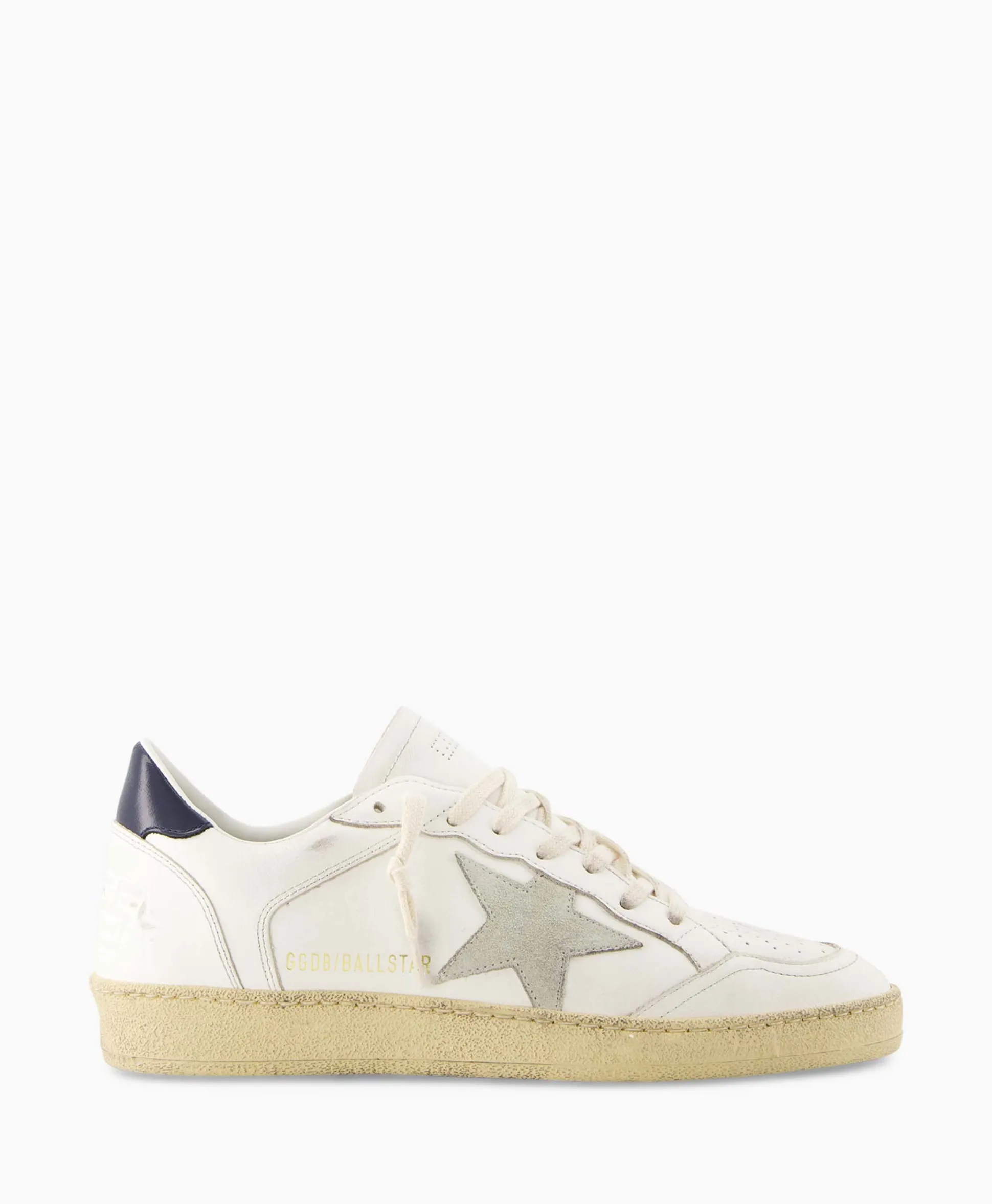 New Sneaker Ballstar Leather Upper Suede Star Shiny Le Off White Heren Sneakers