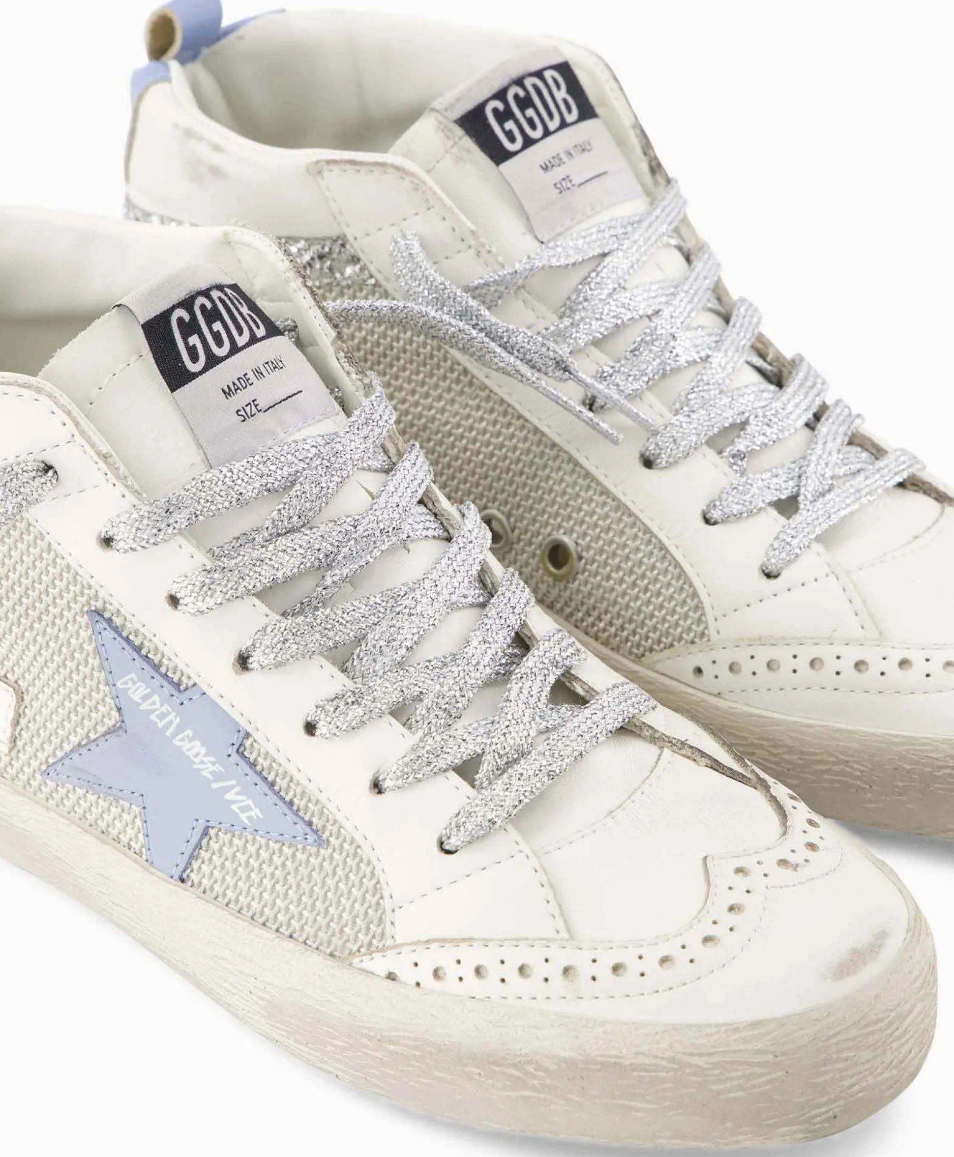 Online Sneaker Mid Star Wit Dames Sneakers
