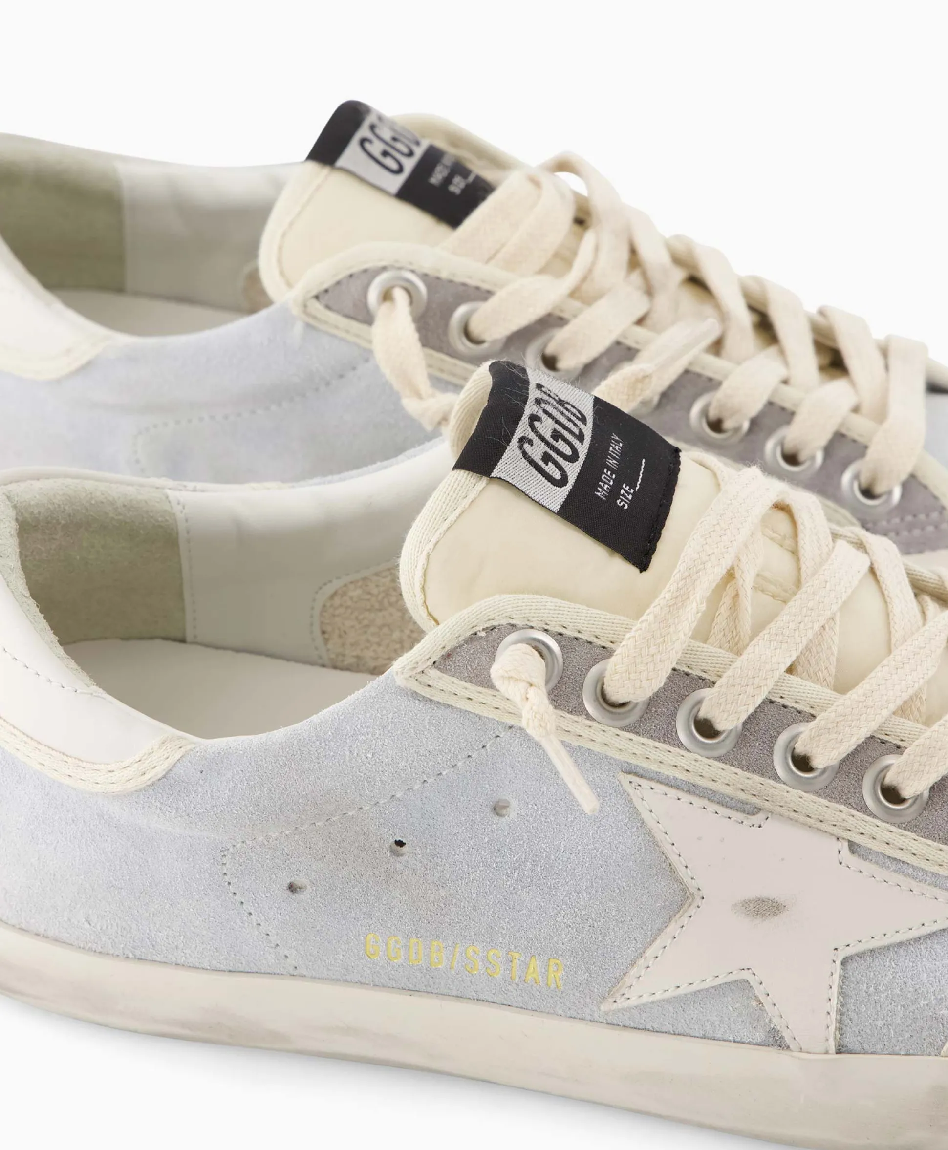 New Sneaker Super Star Suede Licht Grijs Heren Sneakers