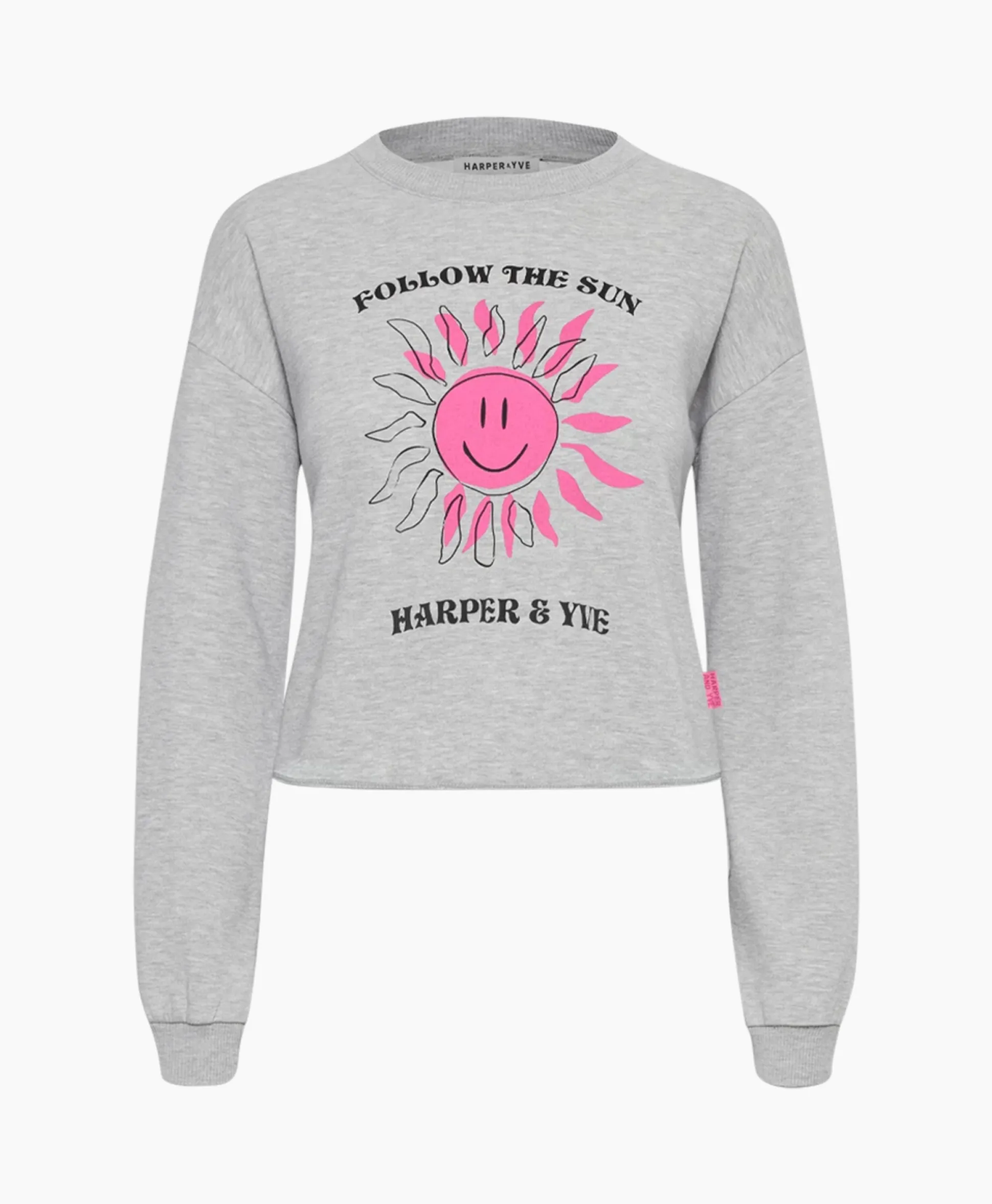 Sale Harper & Yve Pullover Smiley-Sw Grijs Dames Truien