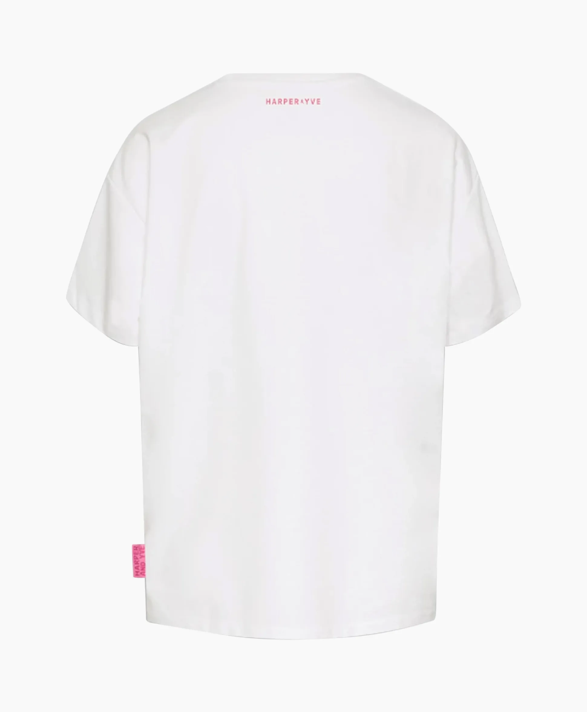 Best Harper & Yve T-Shirt Korte Mouw Smiley-Ss Off White Dames T-Shirts & Tops