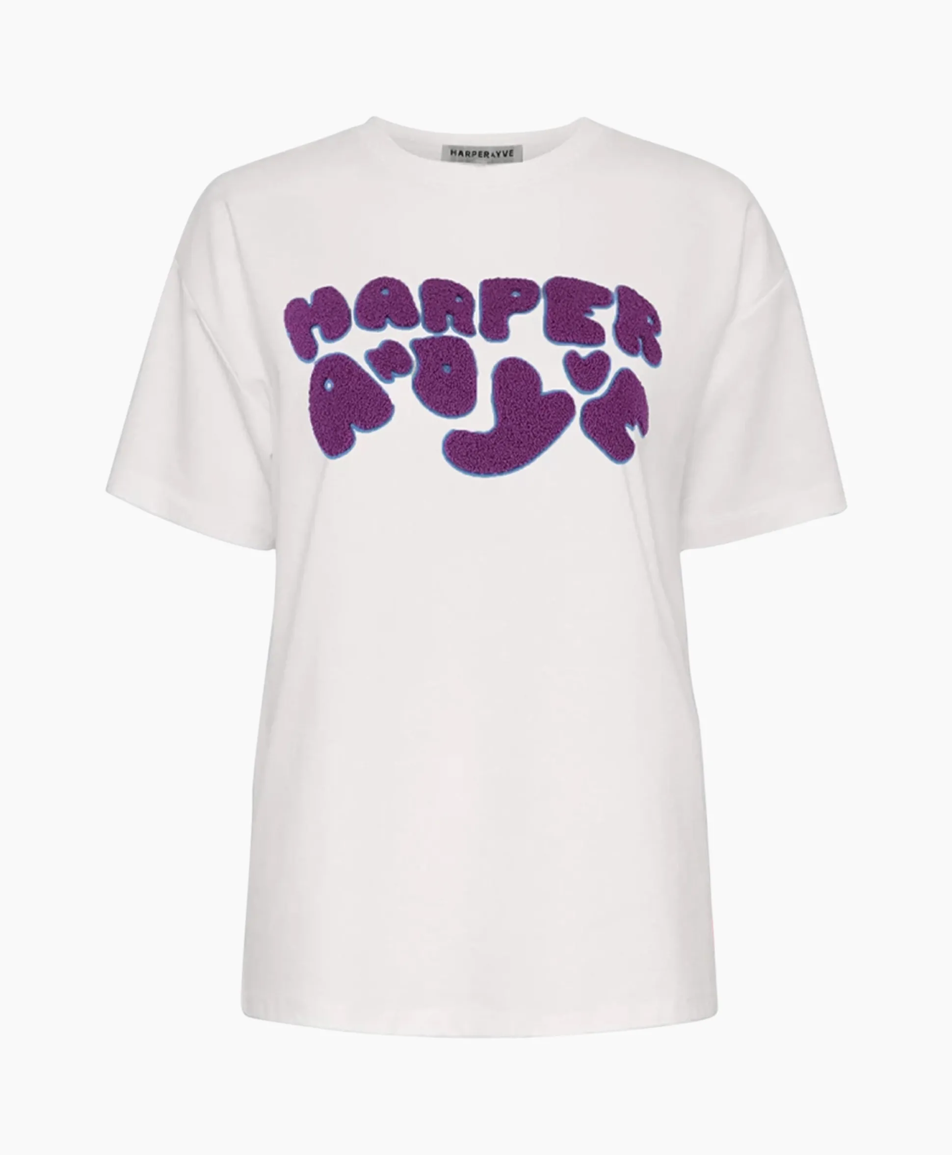 Clearance Harper & Yve T-Shirt Korte Mouw Logo-Ss Off White Dames T-Shirts & Tops