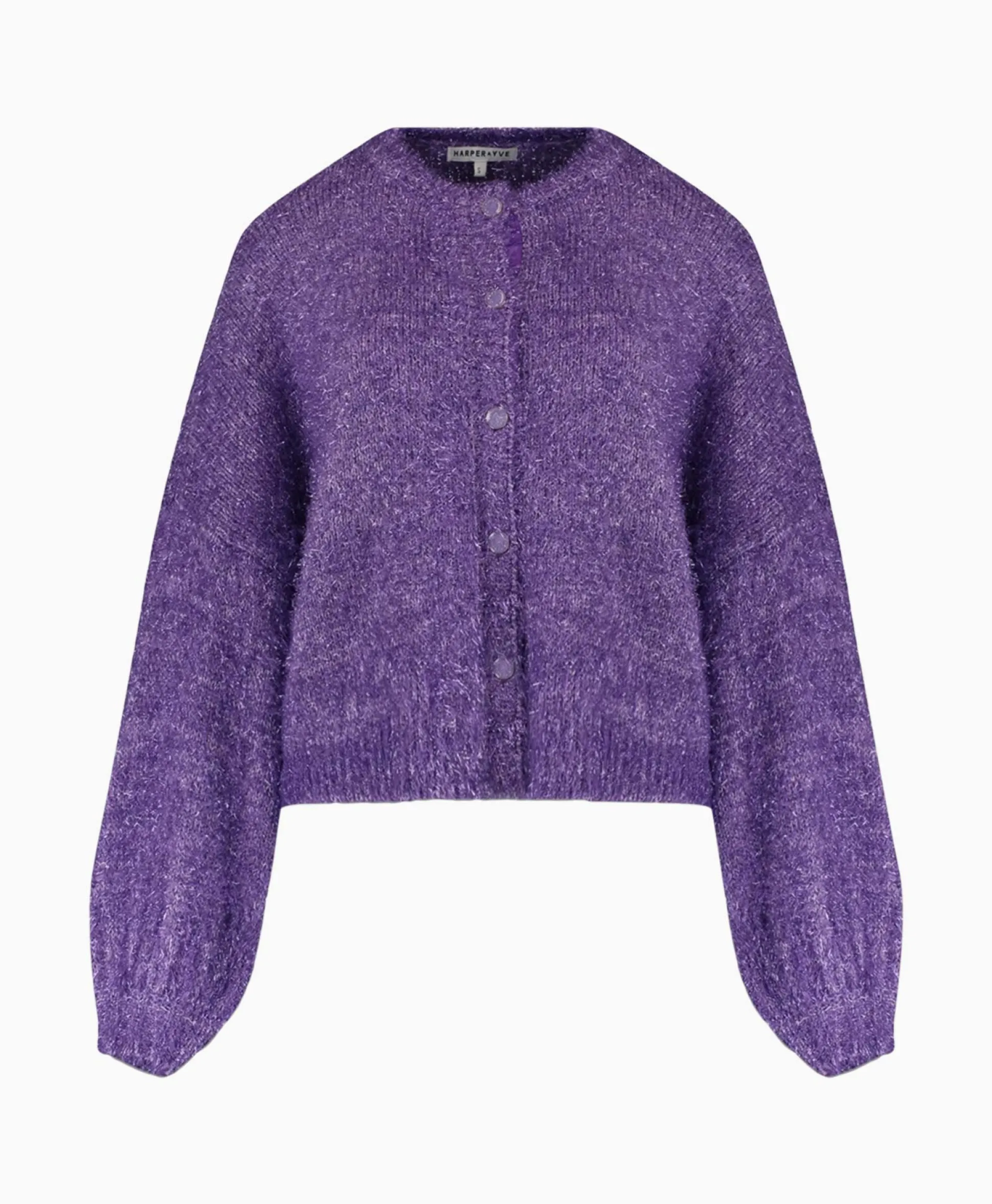 Discount Harper & Yve Vest Rika-Ca Paars Dames Vesten