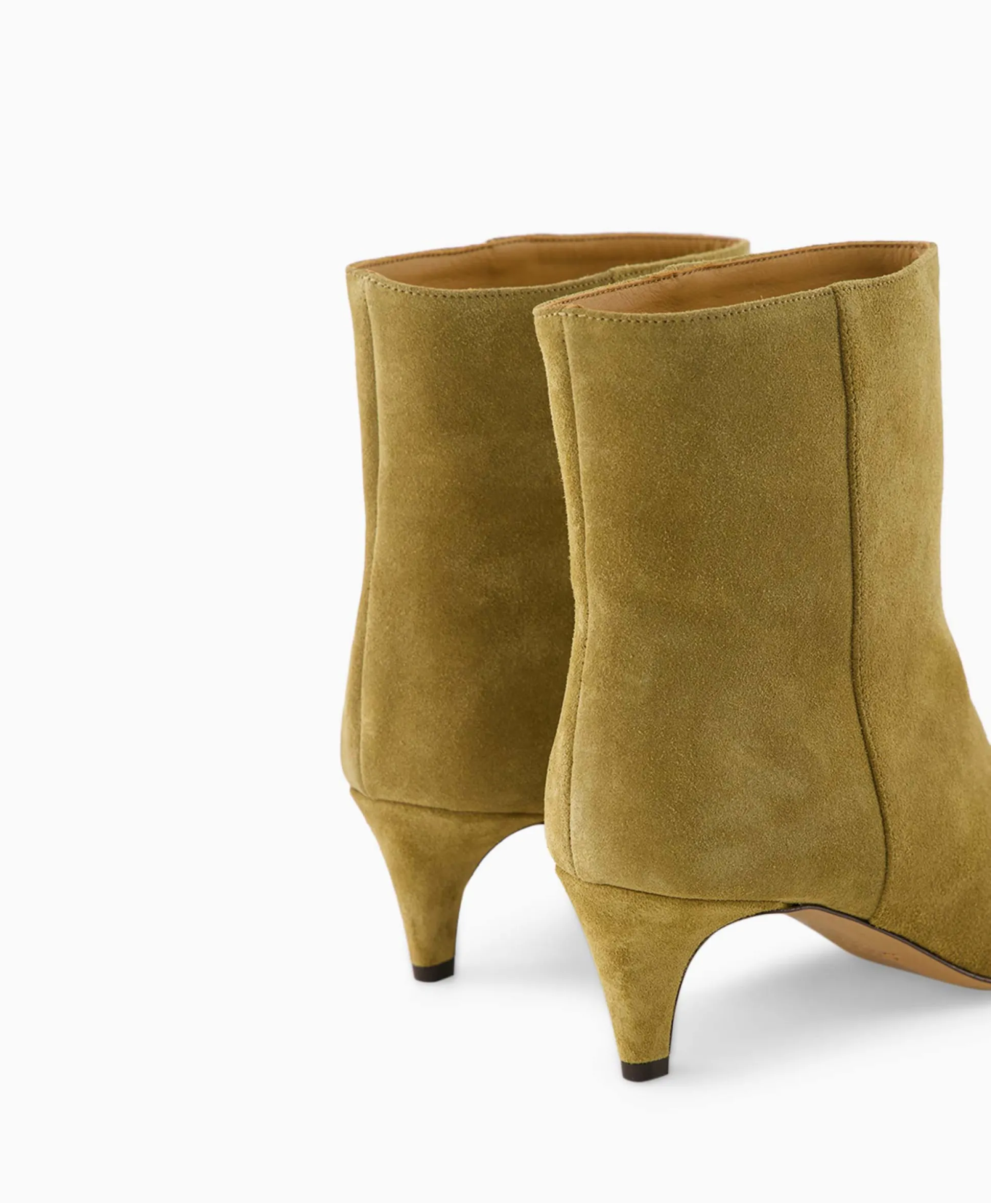 Cheap Enkellaars Daxi-Ga Taupe Dames Laarzen