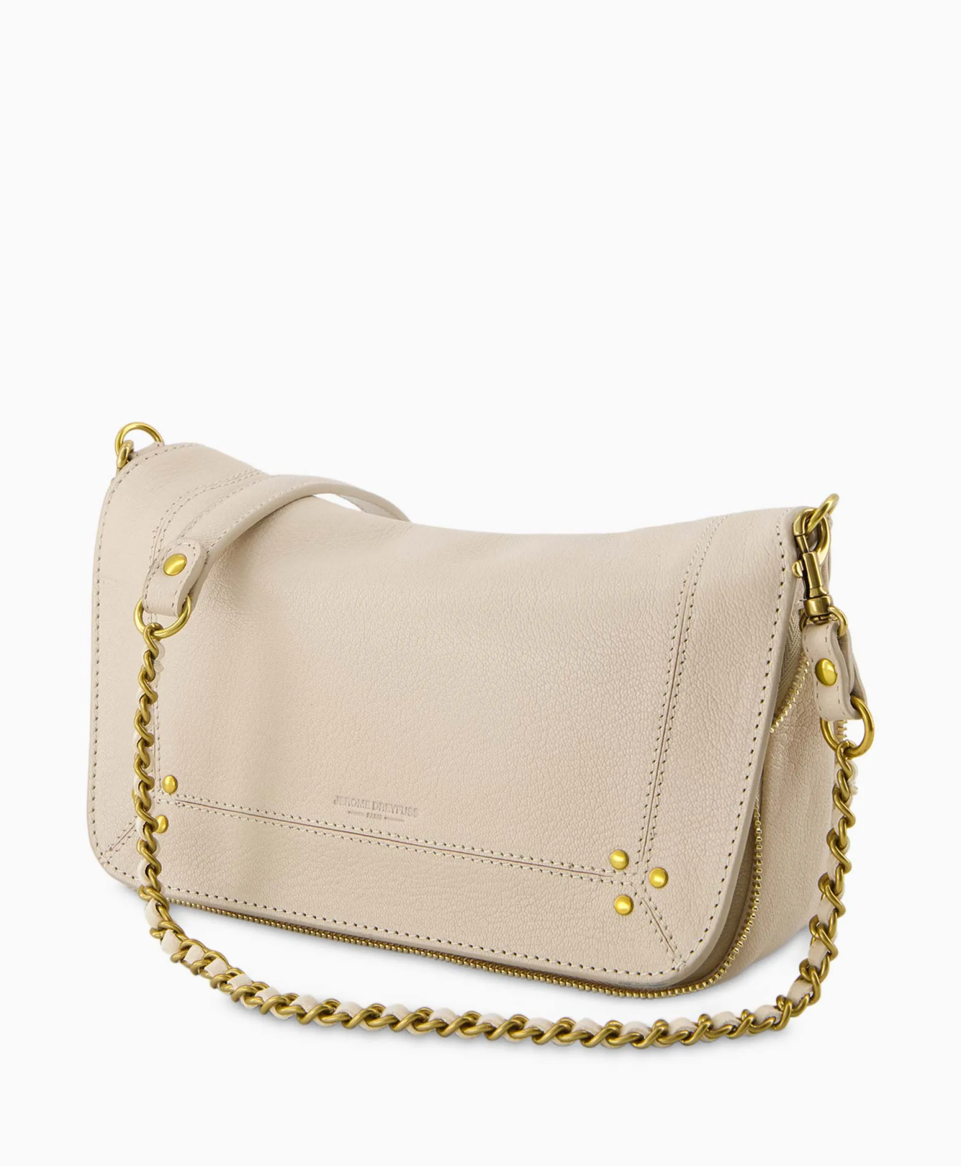 Flash Sale Jerome Dreyfuss Crossbody Tas Bobi S Ecru Dames Tassen