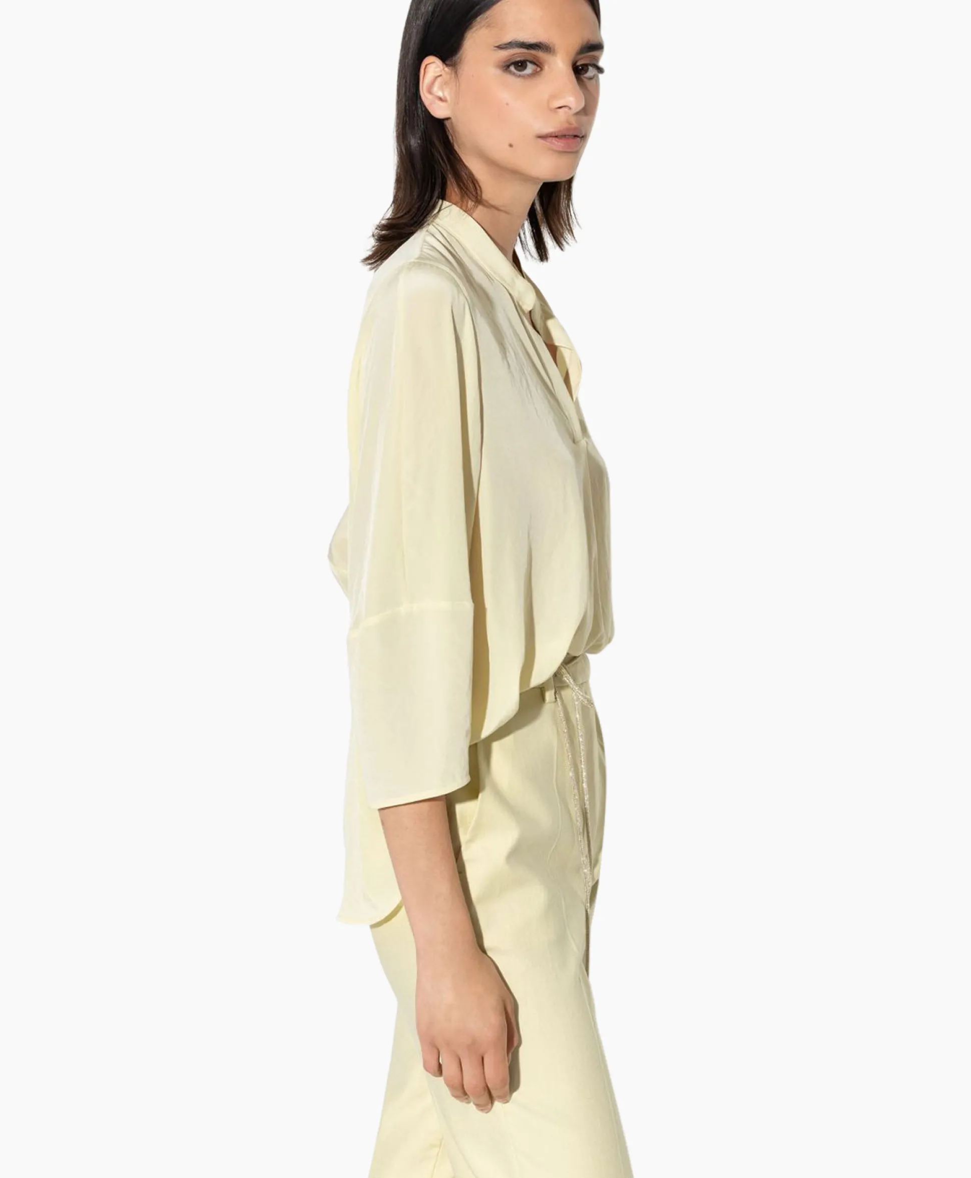 Shop Blouse 298445/3597-0 Geel Dames Blouses