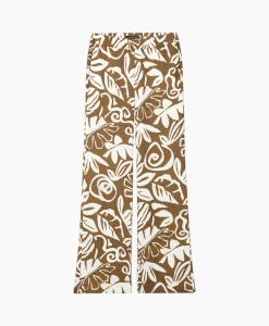 Outlet Pantalon 698658/3630-0 Bruin Dames Broeken