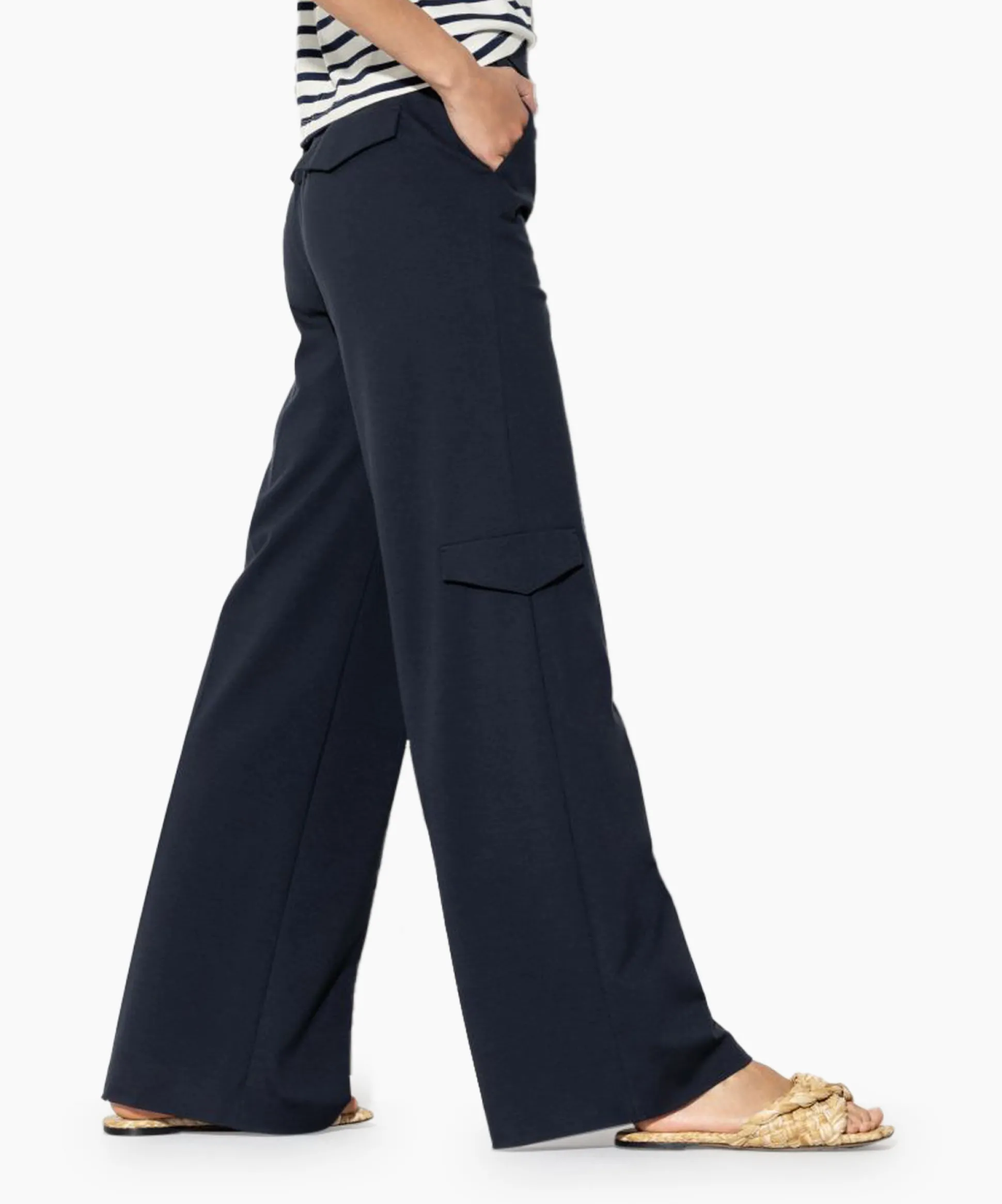 Discount Pantalon 698621/3289-0 Donker Blauw Dames Broeken