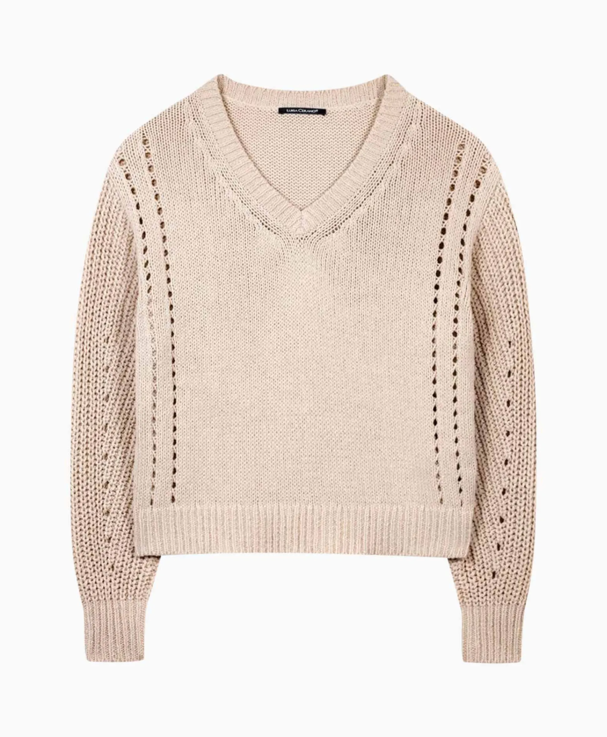 Outlet Pullover 198402/5323-0 Beige Dames Truien
