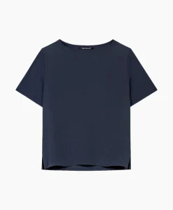 Best Sale T-Shirt Korte Mouw 398117/7600-0 Donker Blauw Dames T-Shirts & Tops