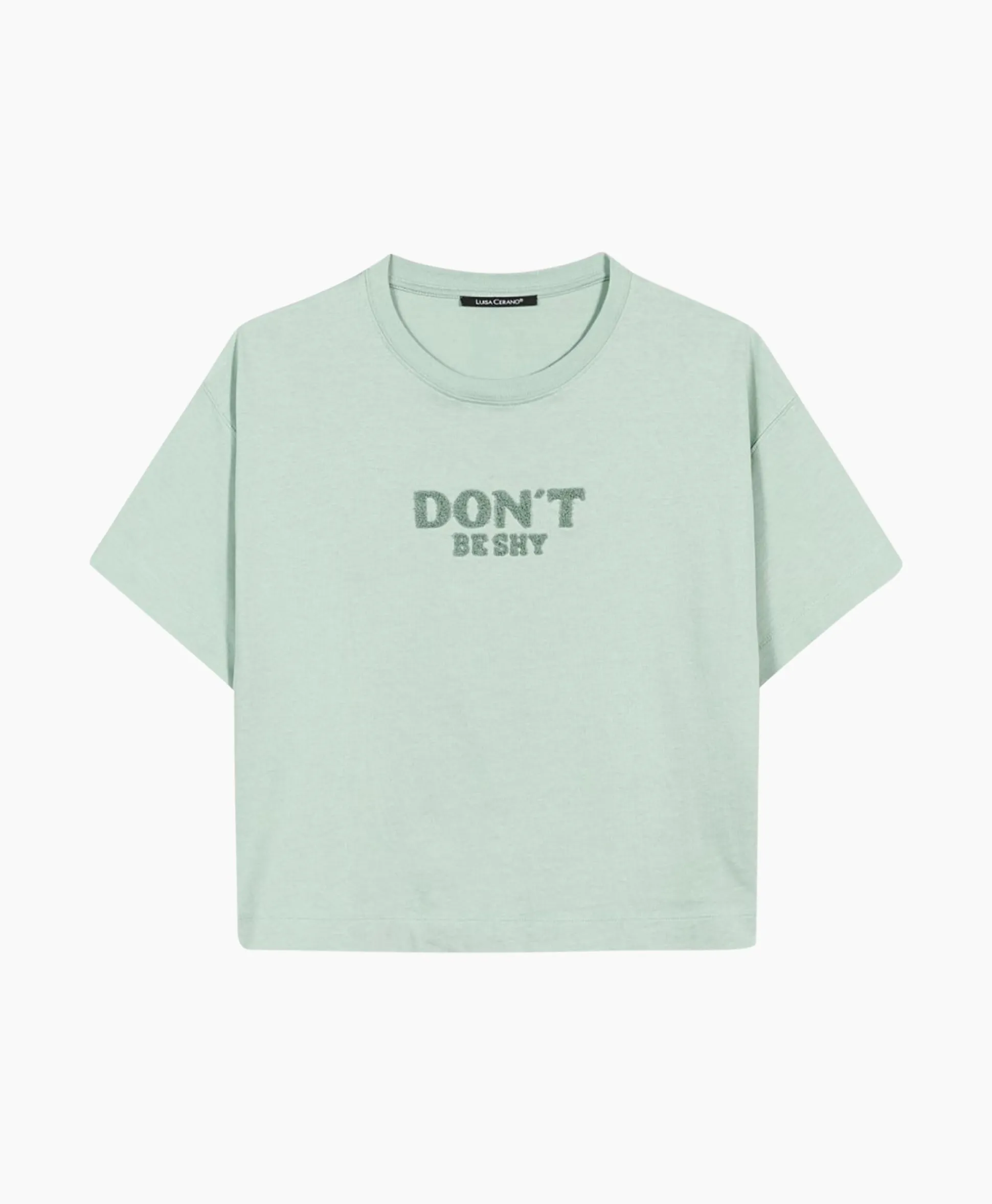 Outlet T-Shirt Korte Mouw 398121/7800-0 Mint Dames T-Shirts & Tops