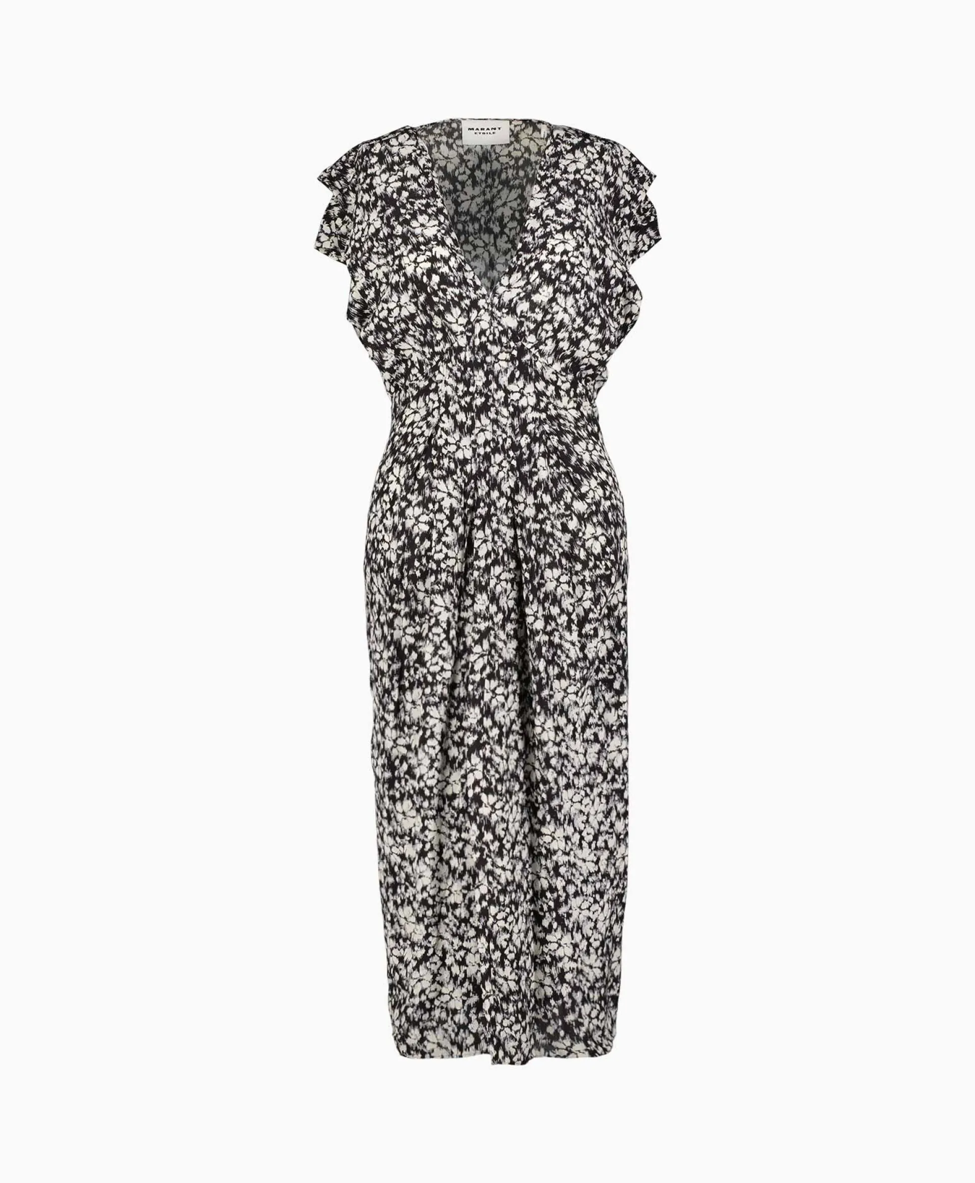 Store Marant Etoile Midi Jurk Epolia-Gc Zwart Dames Jurken