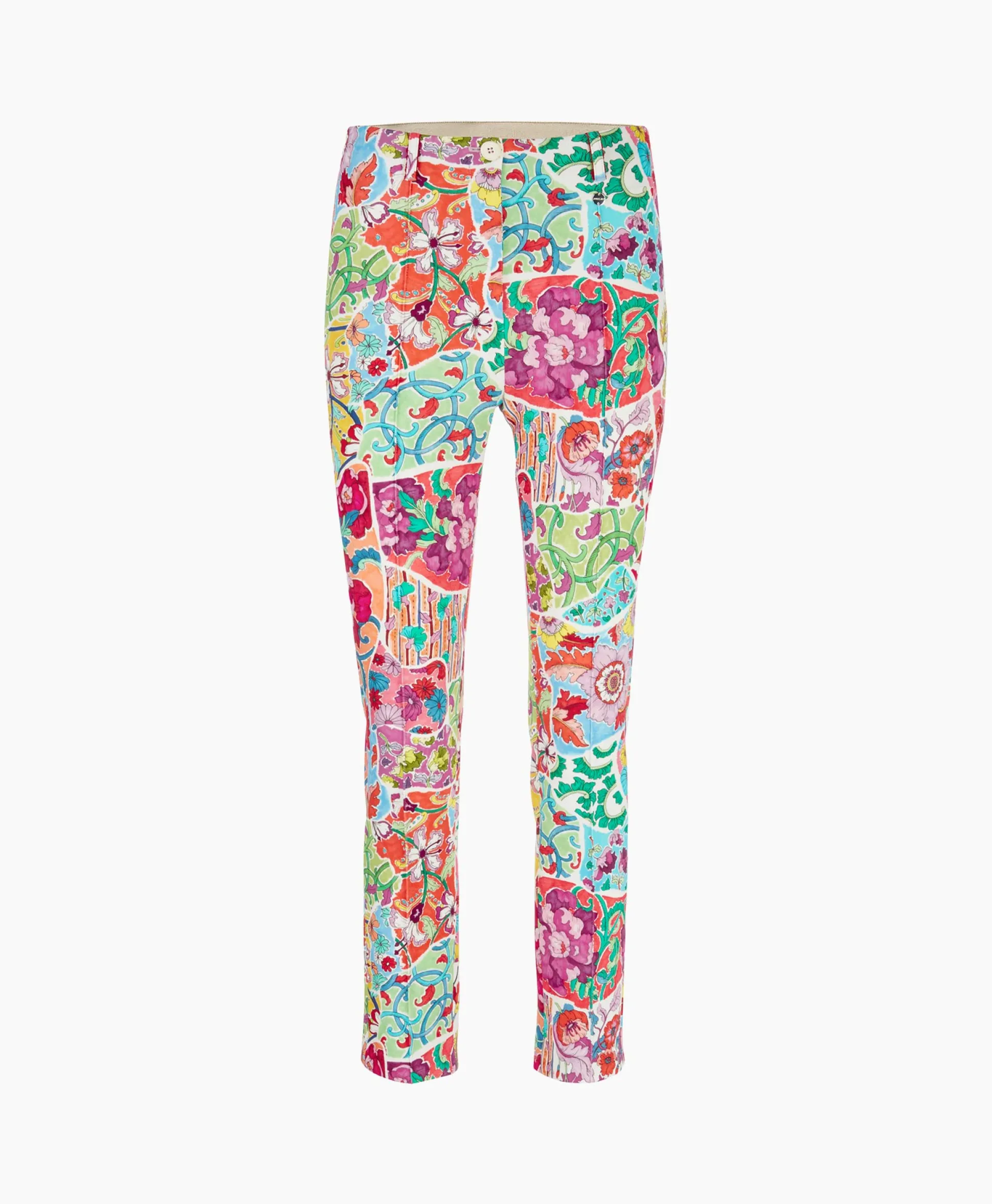 Shop Bloemenbroek Wp 81.11 J04 Licht Rood Dames Broeken