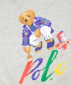 Best Sale Sweater Paint Bear Grijs Heren Truien
