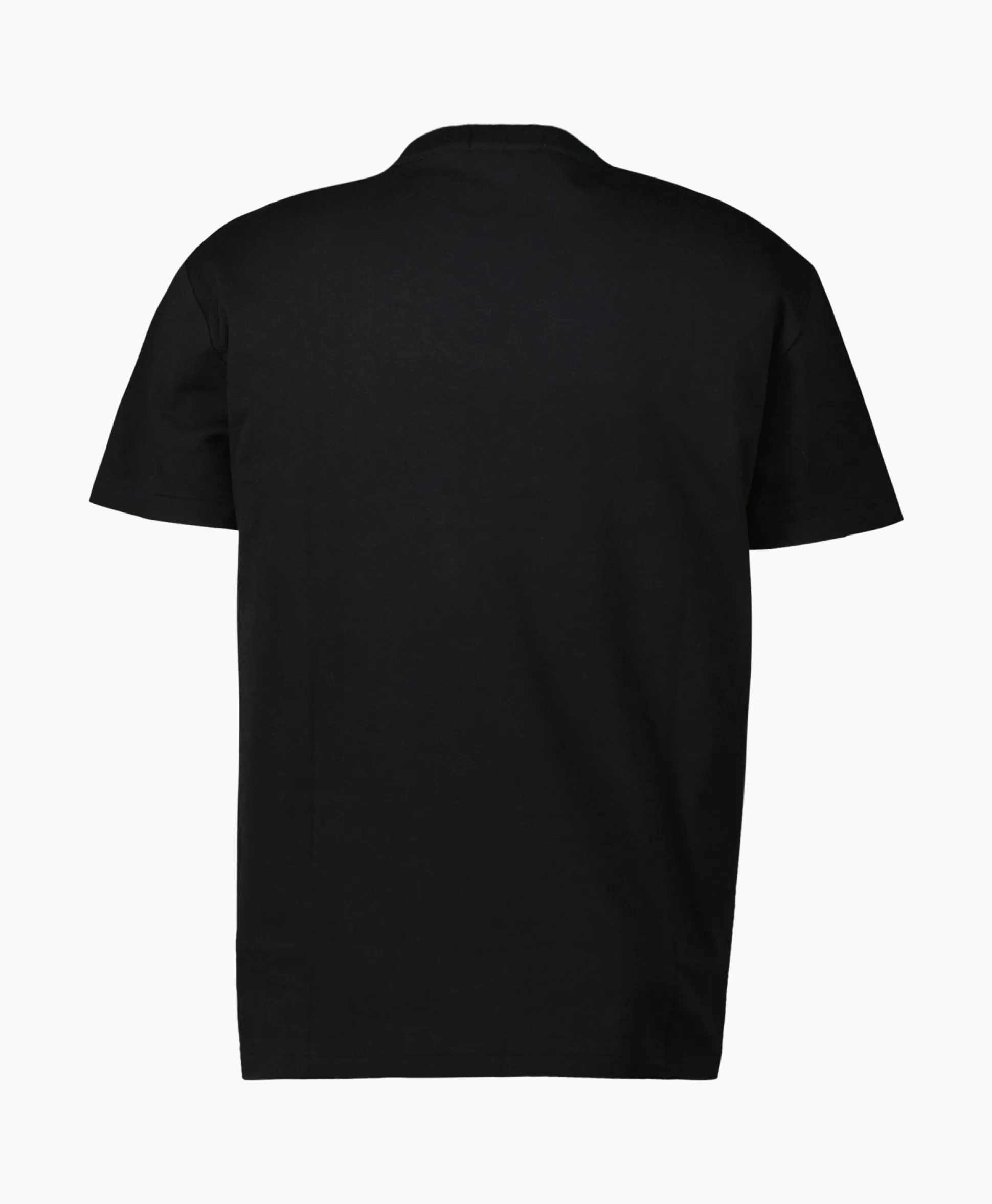 Cheap T-Shirt Korte Mouw Jersey Mid Logo Zwart Heren T-Shirts