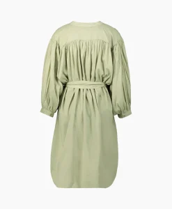 Shop Mini Jurk Balloon Short Double Layered Licht Groen Dames Jurken