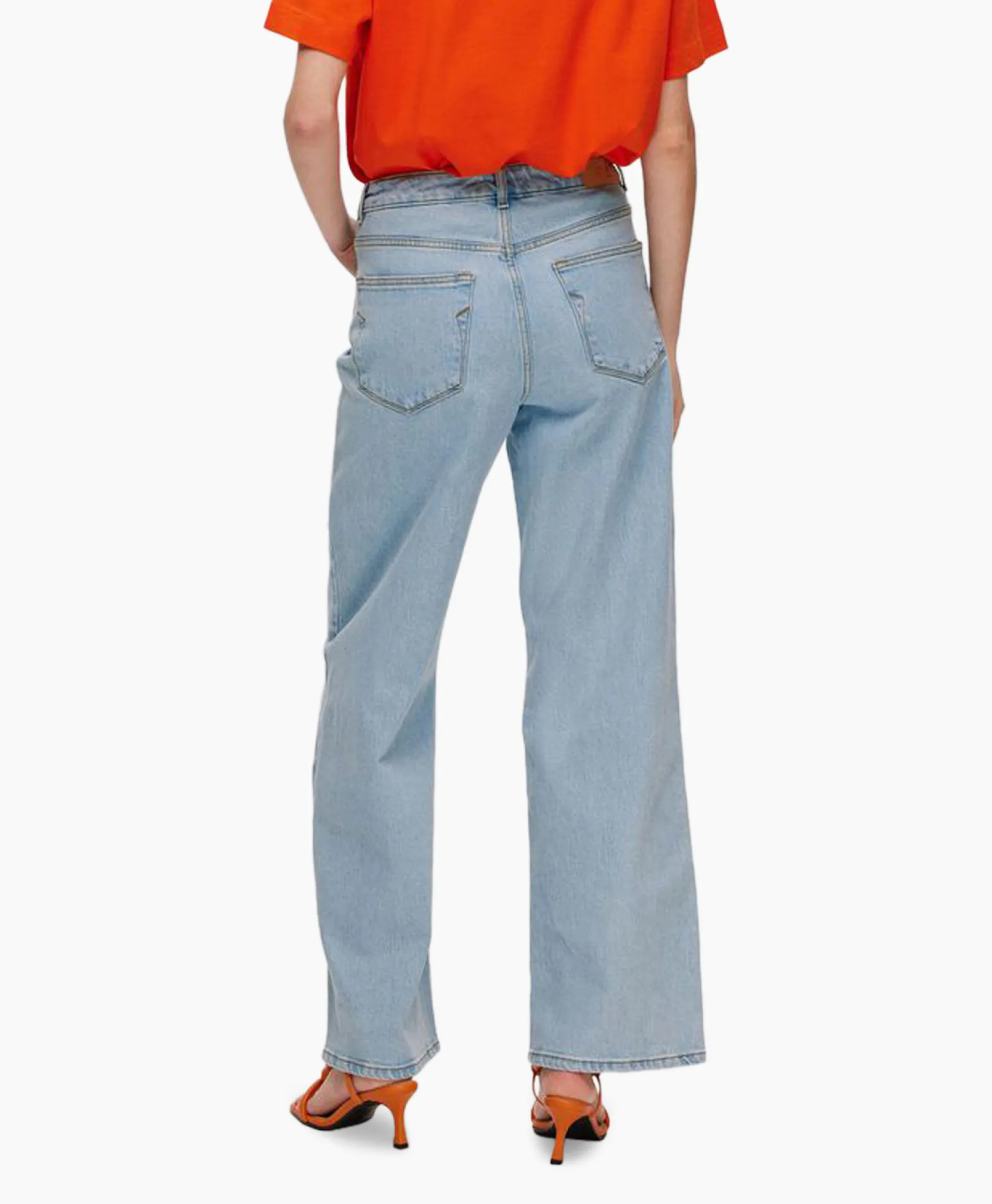 Best Sale Jeans Alice-N Hw Wide Lon Sky Blue Jea Licht Blauw Dames Broeken