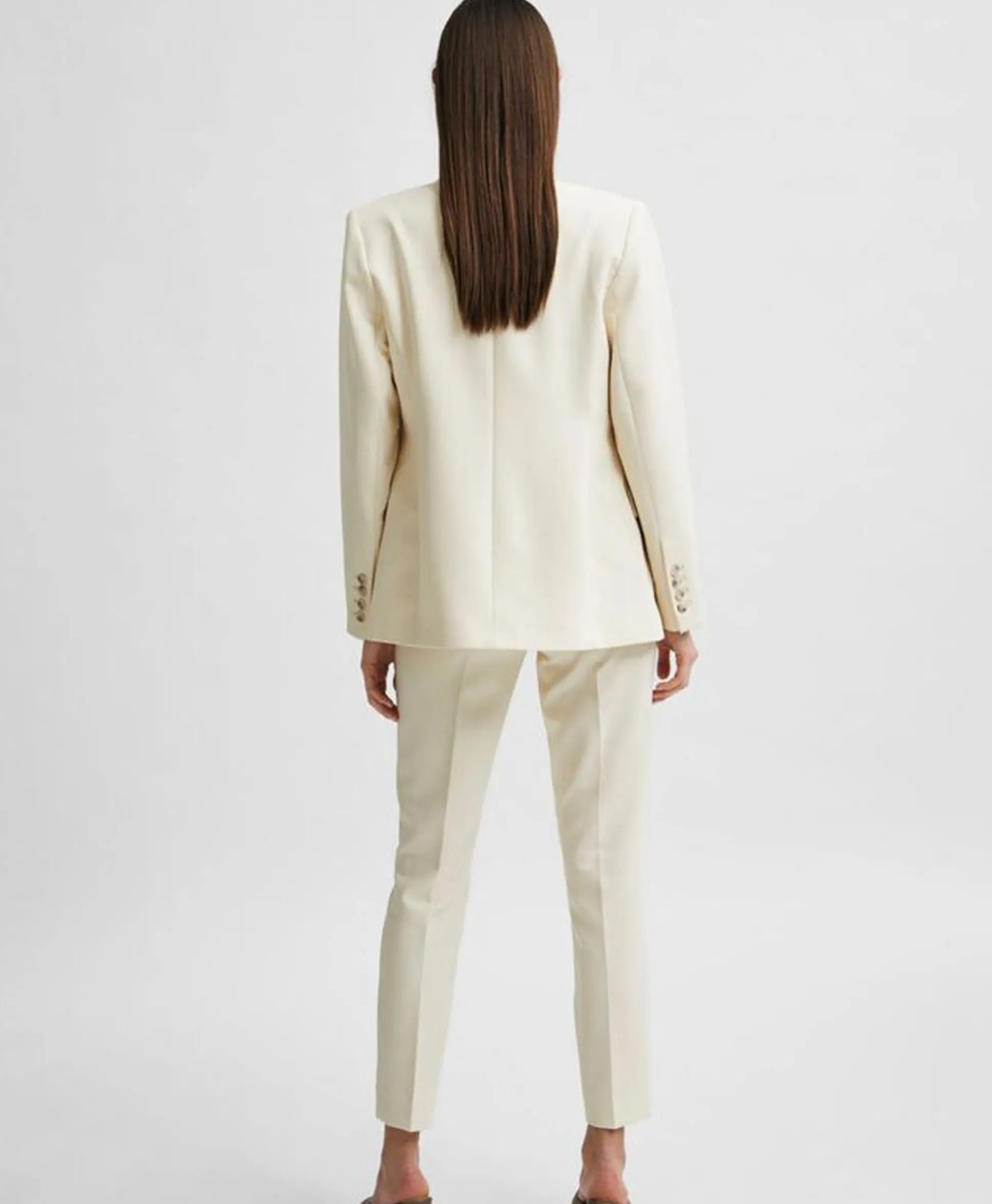 Cheap Jasje Rita Classic Blazer Birch B Off White Dames Blazers