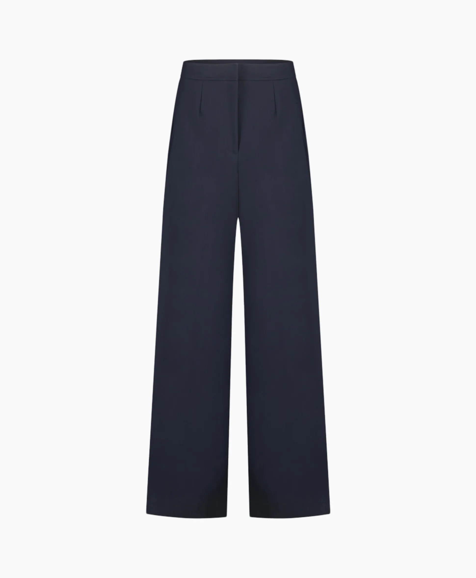 Sale Broek Holly Bonded Trousers Donker Blauw Dames Broeken