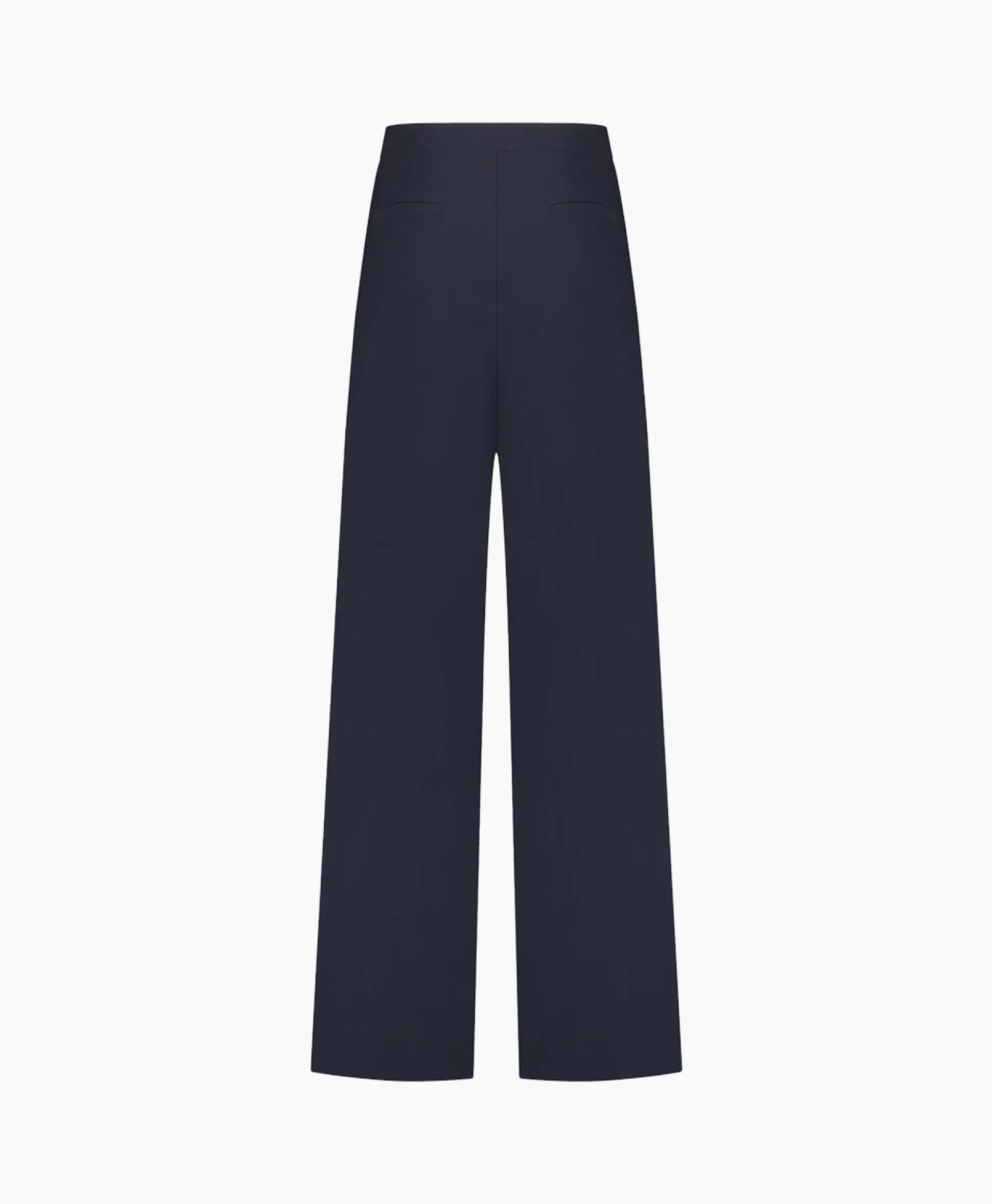 Sale Broek Holly Bonded Trousers Donker Blauw Dames Broeken