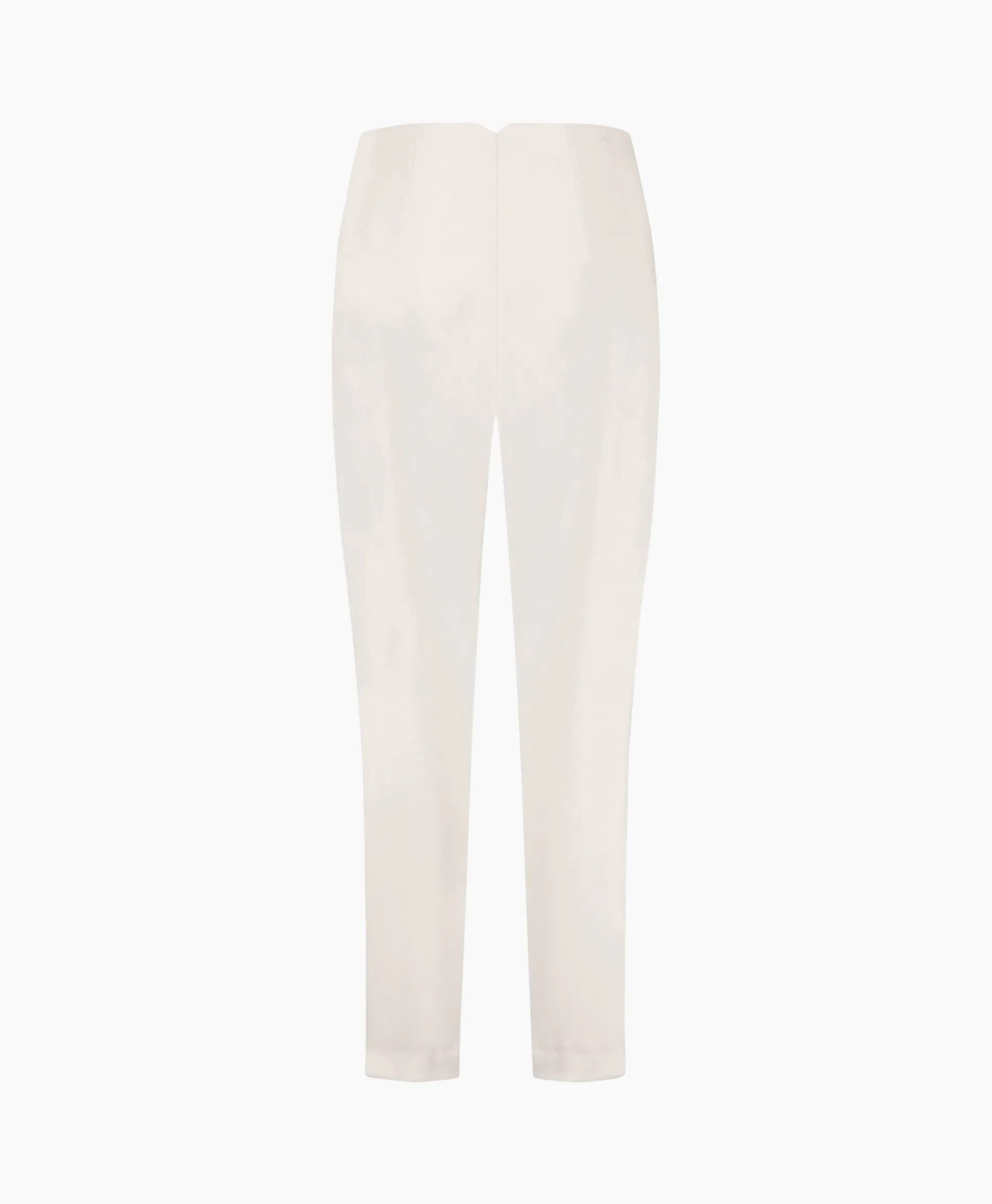 Best Sale Broek Nine Shiny Bonded Trousers Off White Dames Broeken