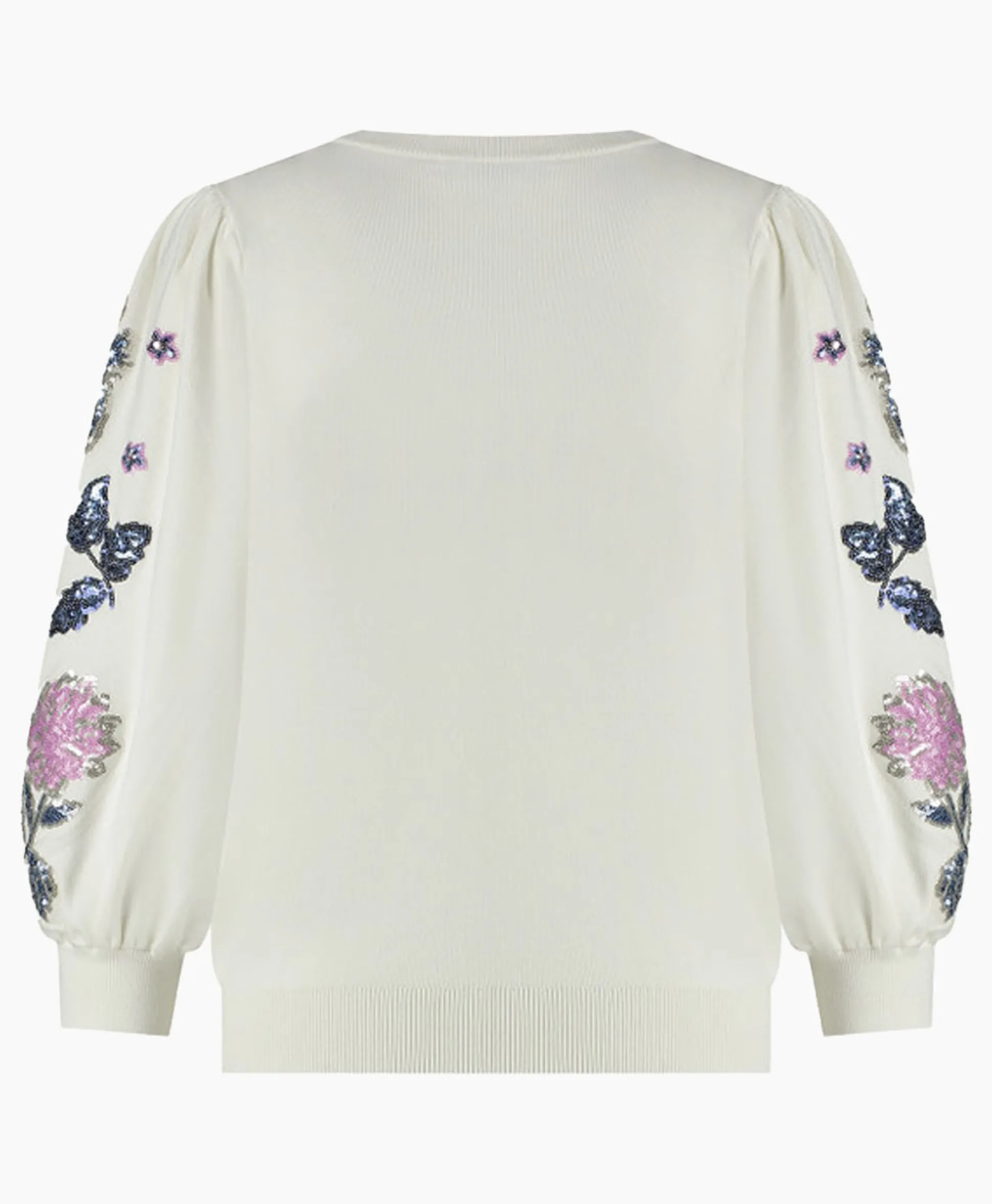 Sale Pullover Hollie Embroidery Ecru Dames Truien