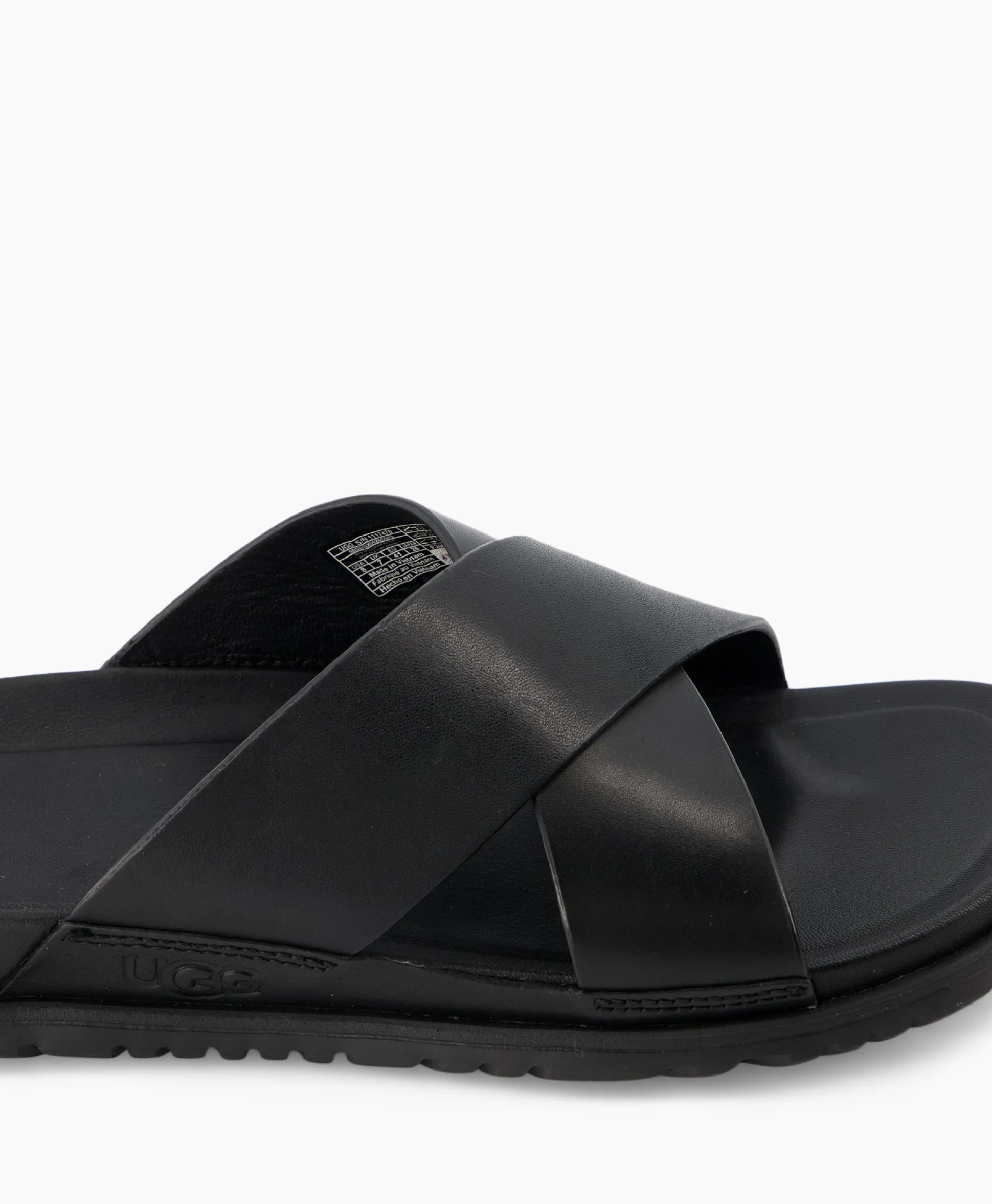 Fashion Sandaal Wainscott Slide Zwart Dames Sandalen