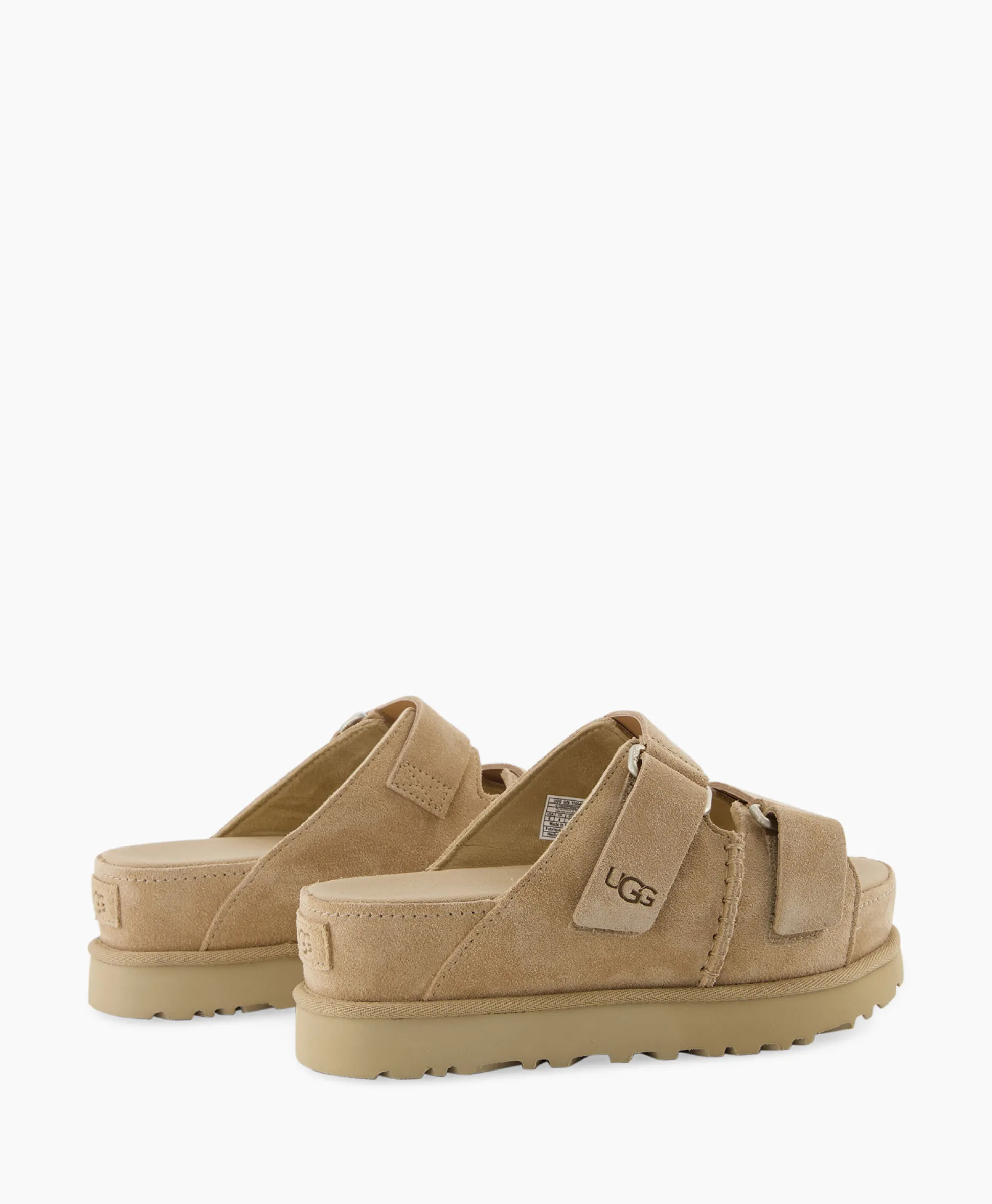 Shop Sandaal Zonder Hak W Goldenstar Hi Slide Beige Dames Sandalen