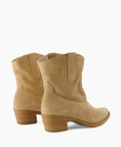 Store Enkellaars Gwen_Bs Beige Dames Laarzen