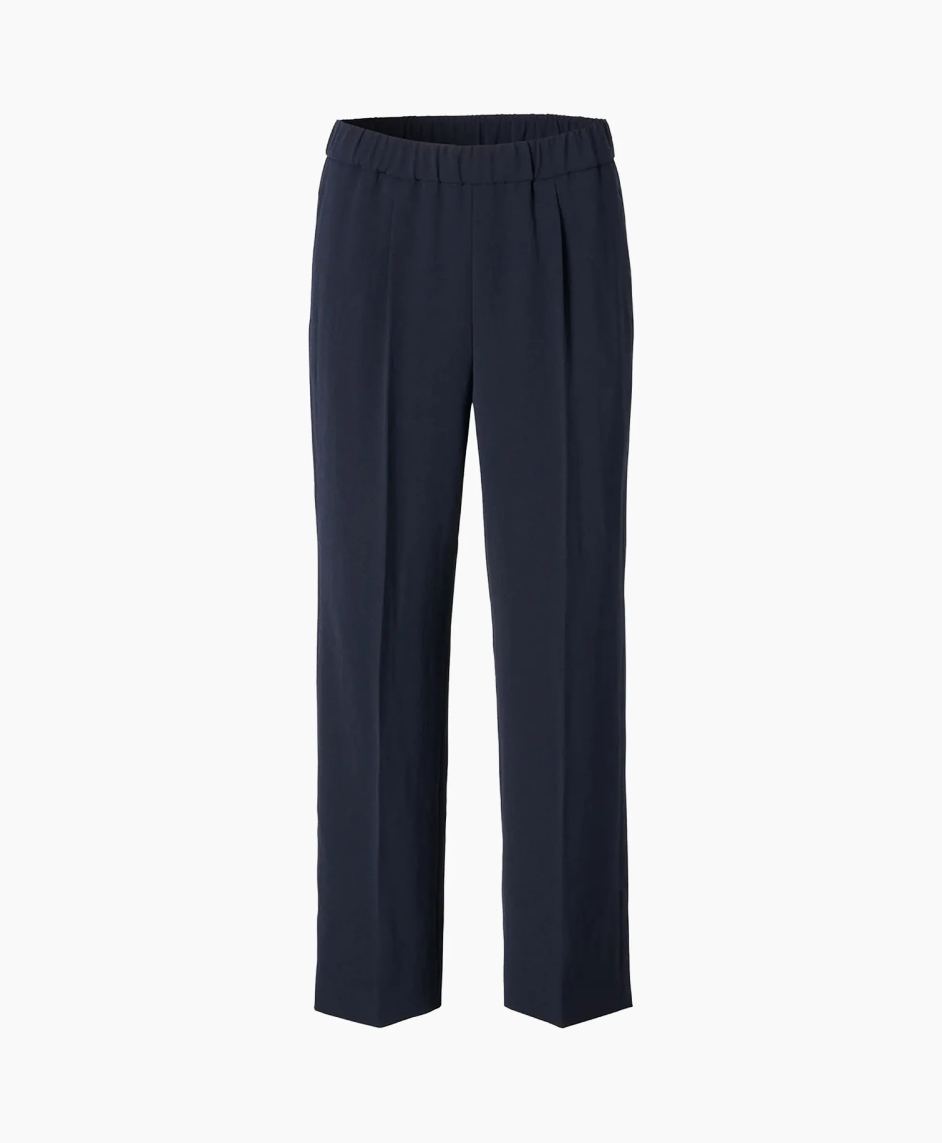 Online Chino Japanese Crepe Relaxed Donker Blauw Dames Broeken
